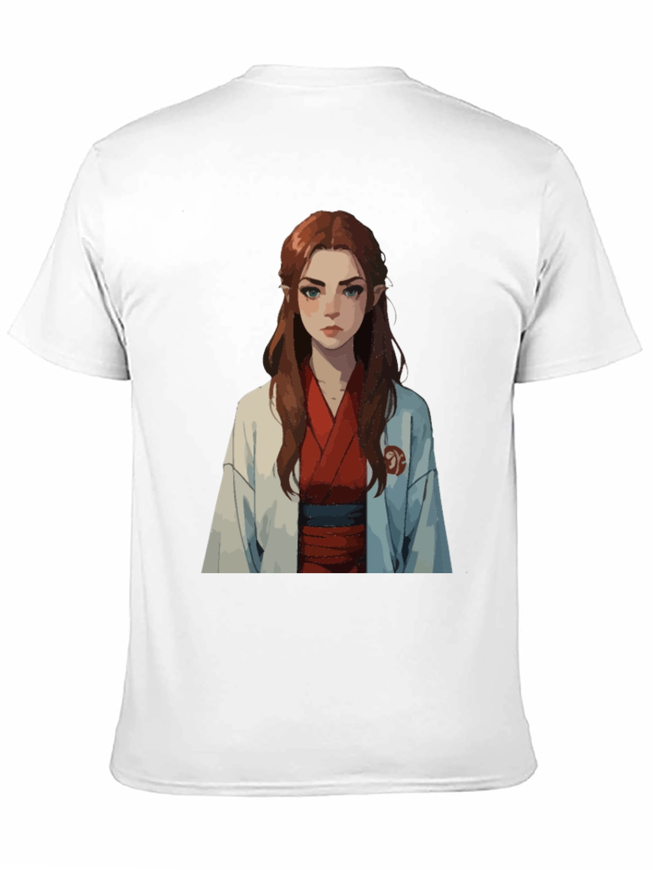 Anime Girl Graphic Tee - Unique Design