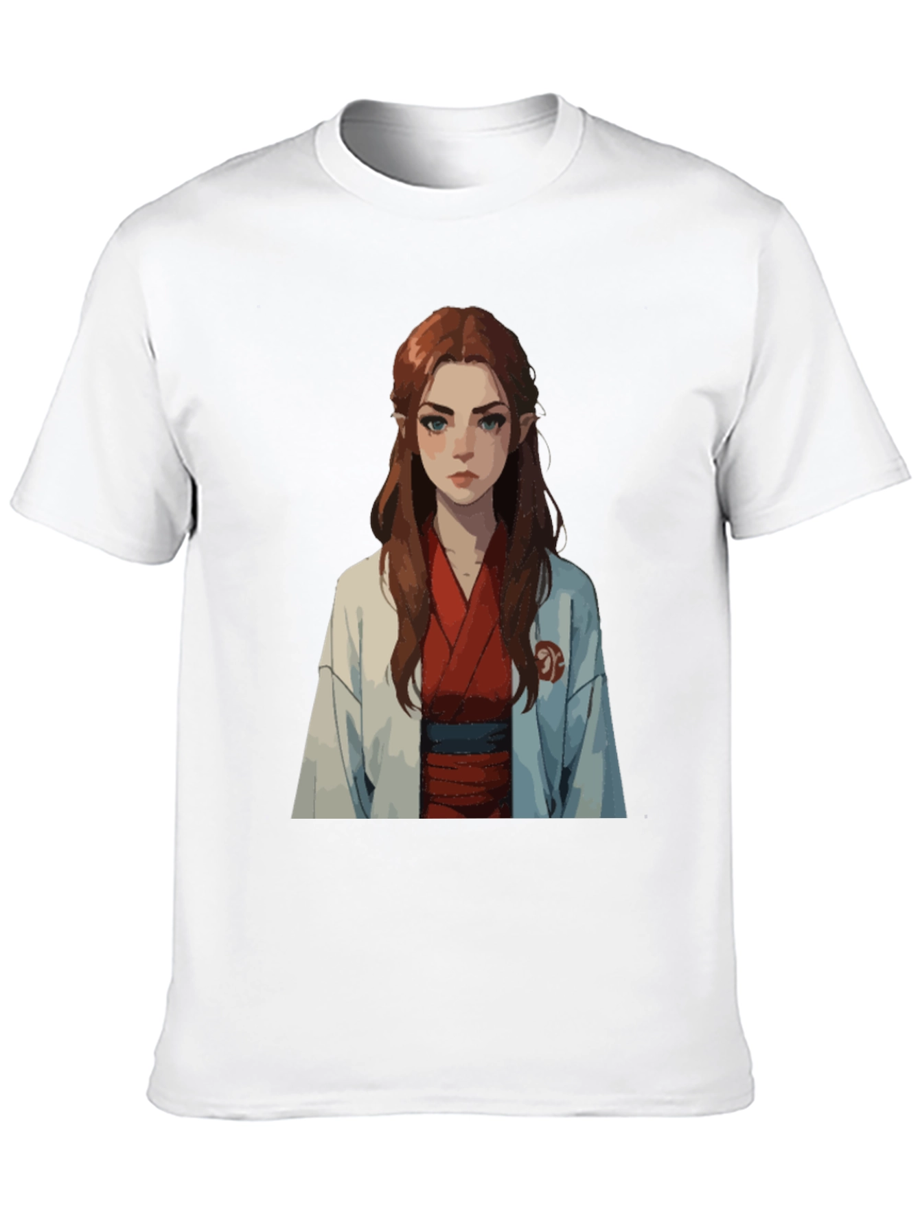 Anime Girl Graphic Tee - Unique Design