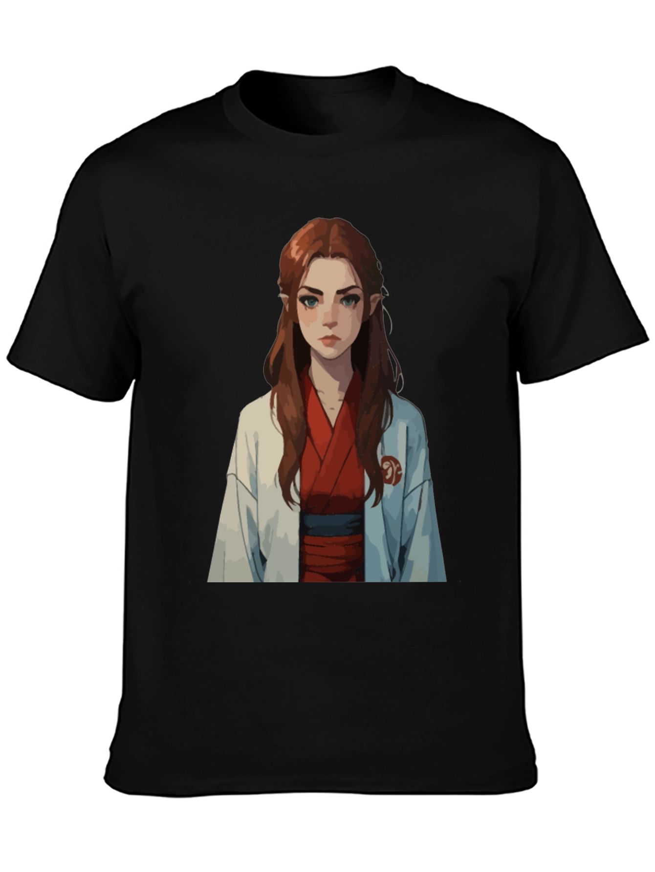 Anime Girl Graphic Tee - Unique Design