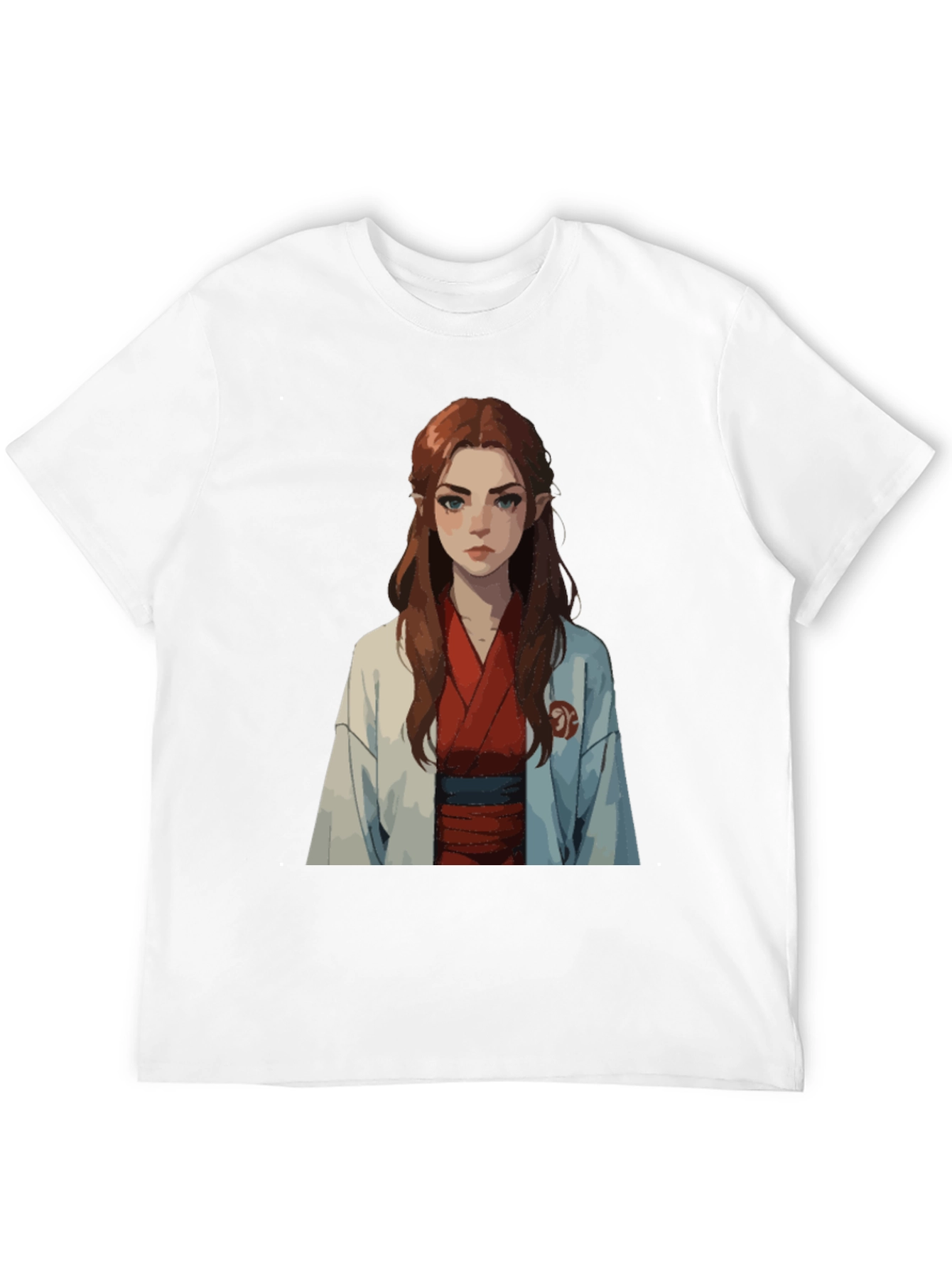 Anime Girl Graphic Tee - Unique Design