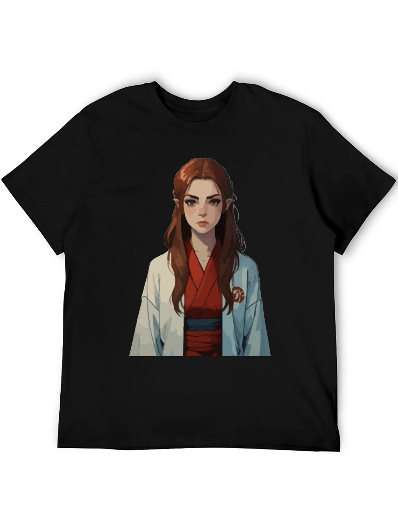 Anime Girl Graphic Tee - Unique Design