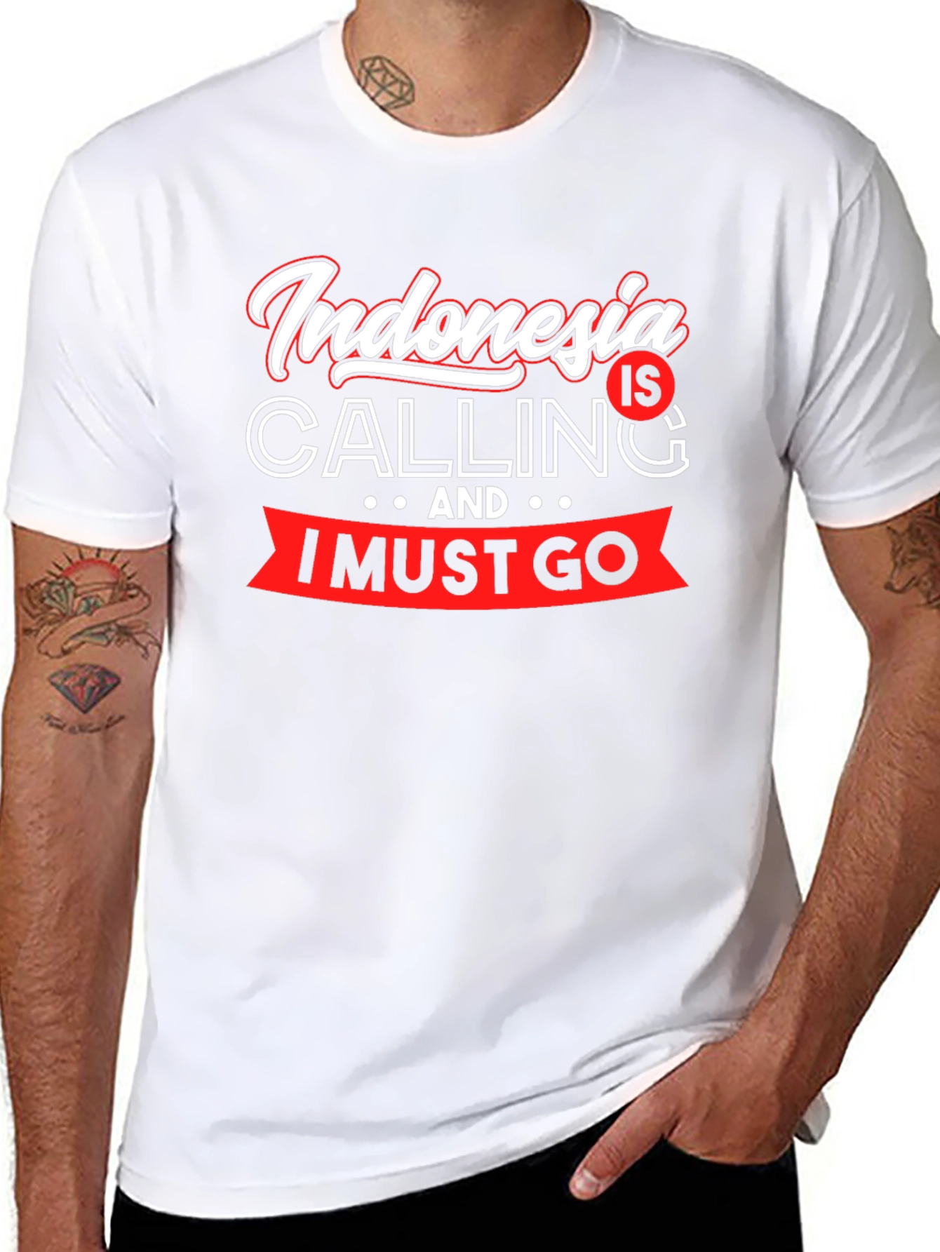 Indonesia is Calling T-Shirt Black