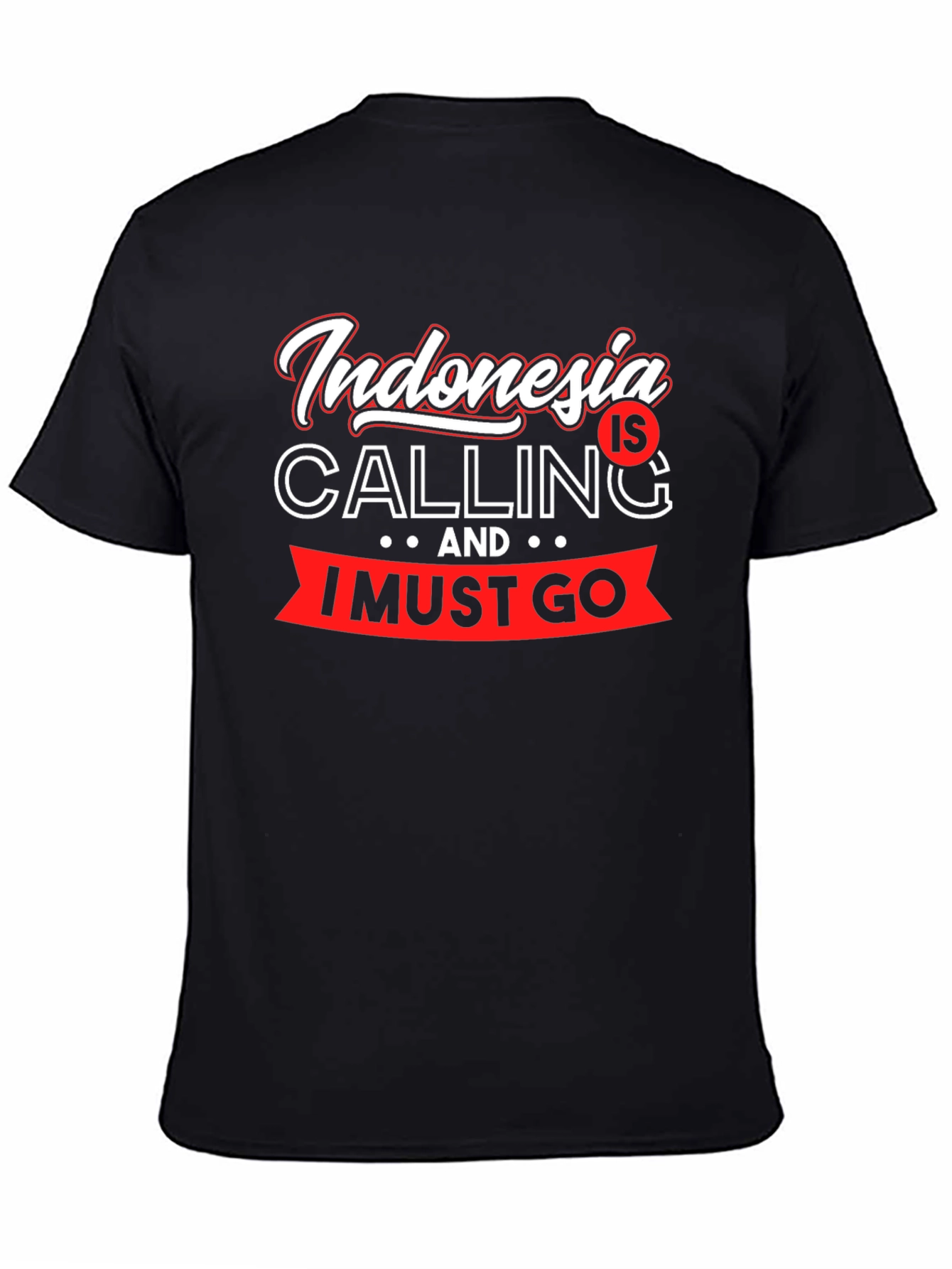 Indonesia is Calling T-Shirt Black