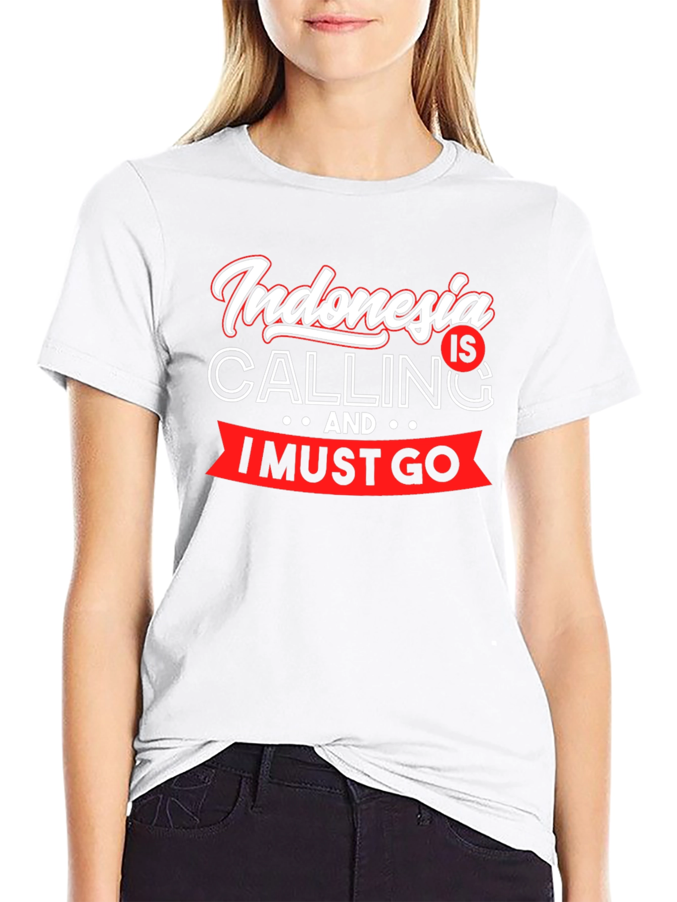 Indonesia is Calling T-Shirt Black