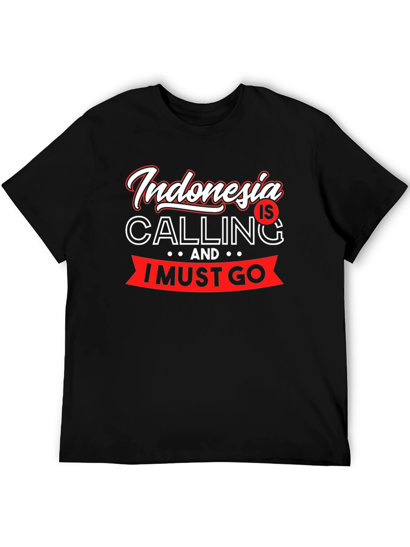 Indonesia is Calling T-Shirt Black