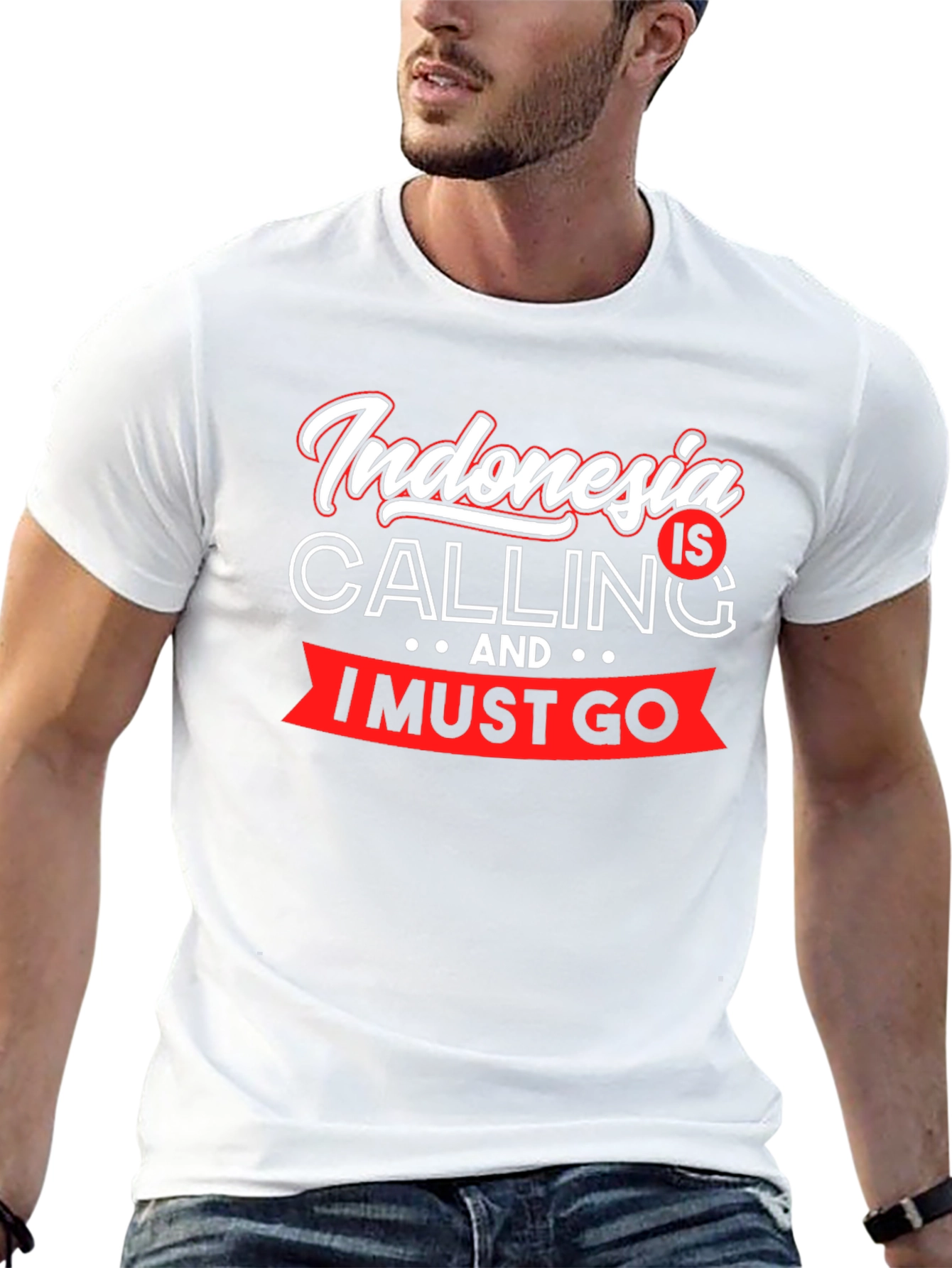 Indonesia is Calling T-Shirt Black