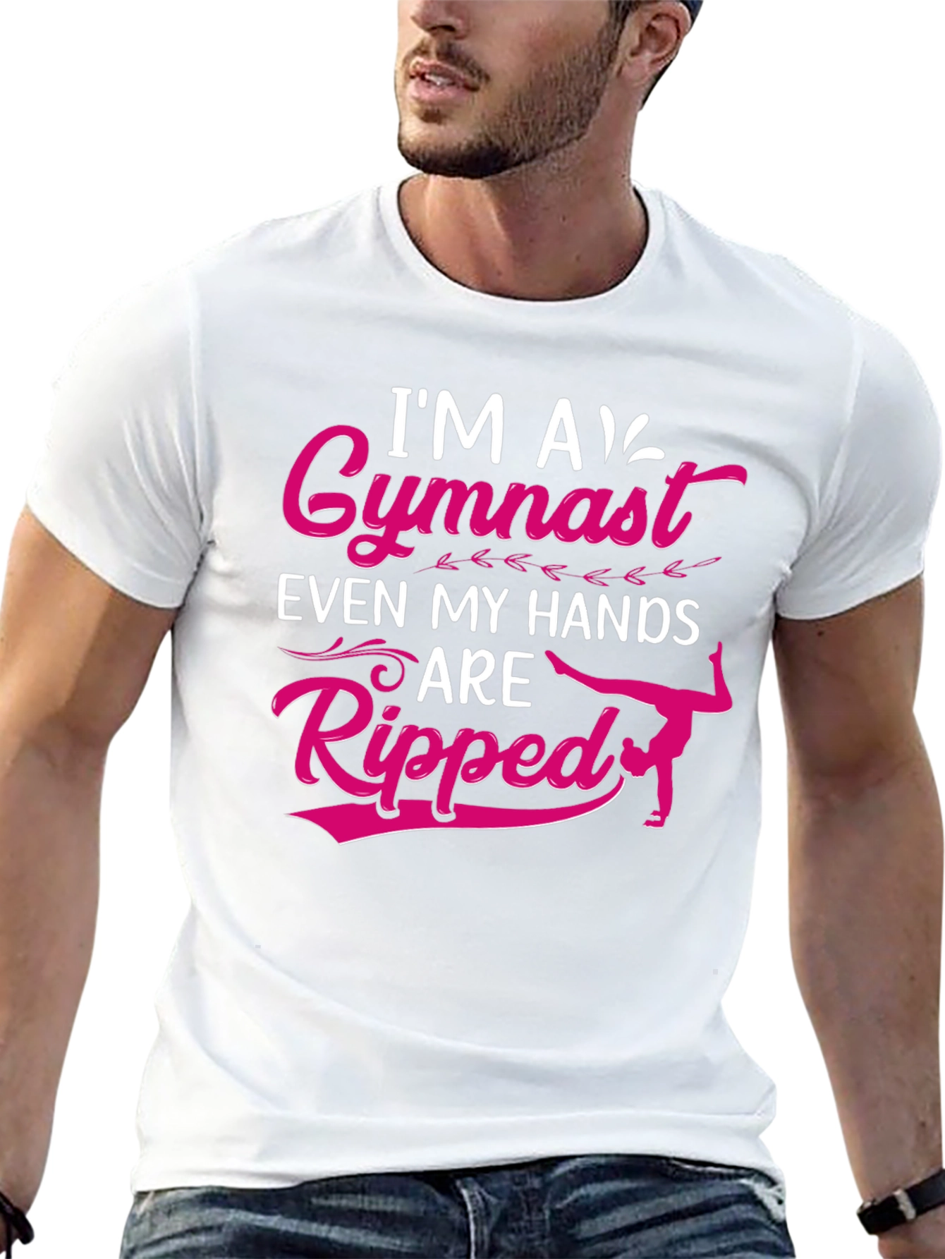 Im A Gymnast Ripped Hands T-Shirt
