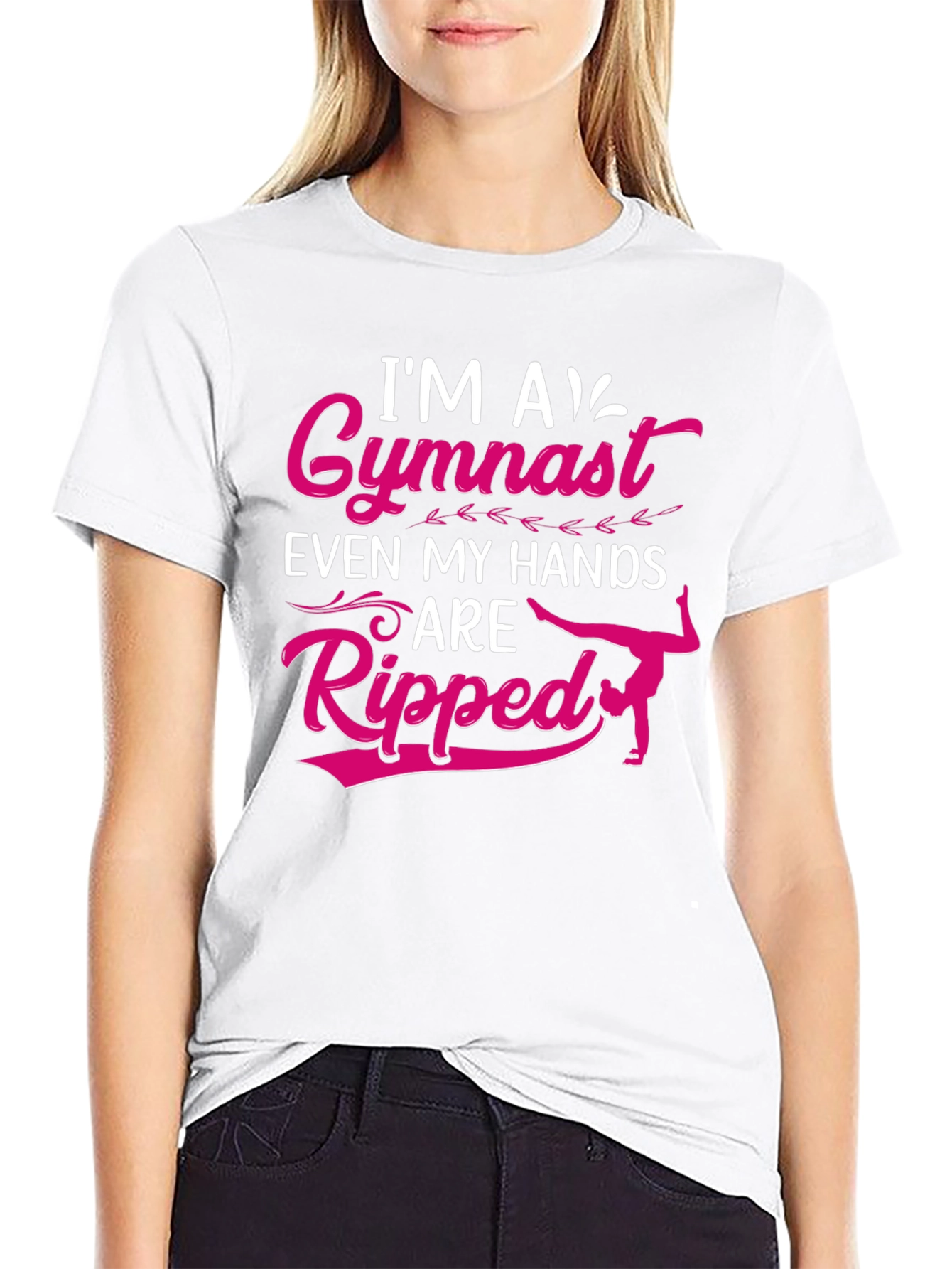 Im A Gymnast Ripped Hands T-Shirt