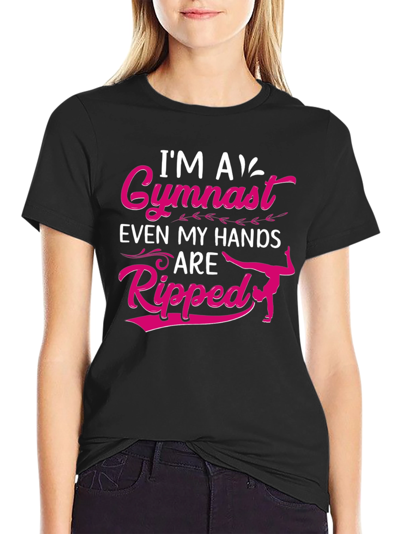 Im A Gymnast Ripped Hands T-Shirt
