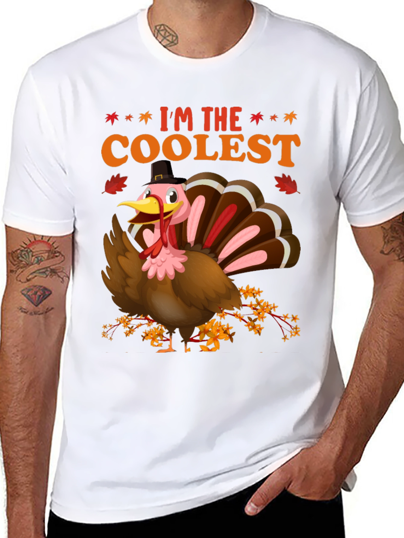 Im The Coolest Turkey Thanksgiving T-Shirt