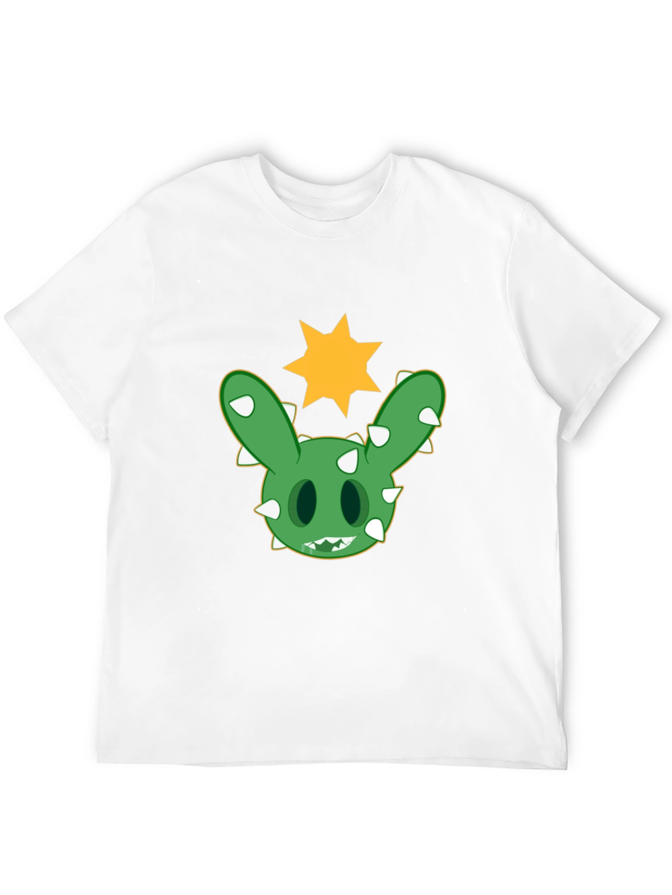 Cactus Bunny Graphic T-Shirt - Black Cotton Tee