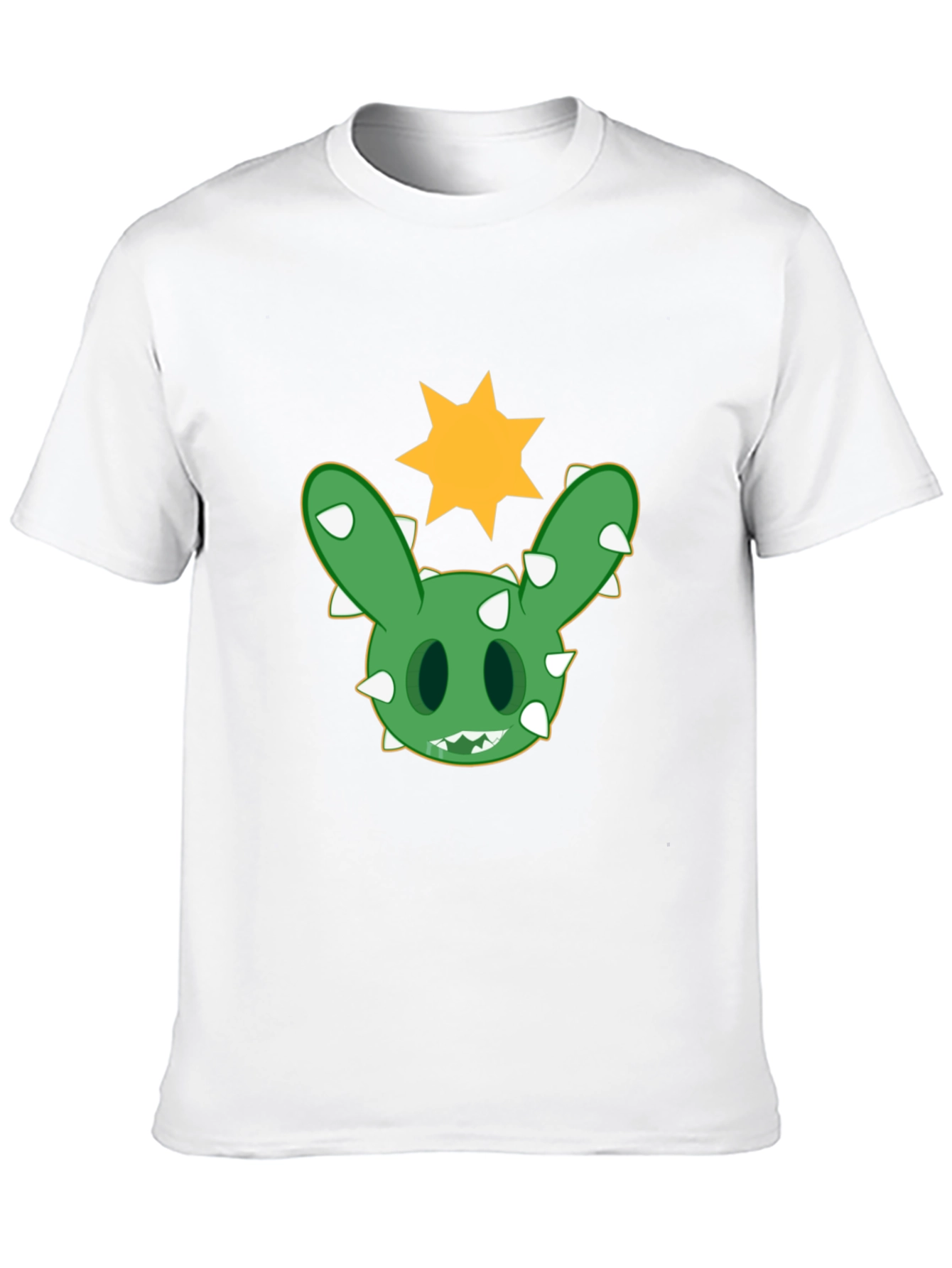 Cactus Bunny Graphic T-Shirt - Black Cotton Tee