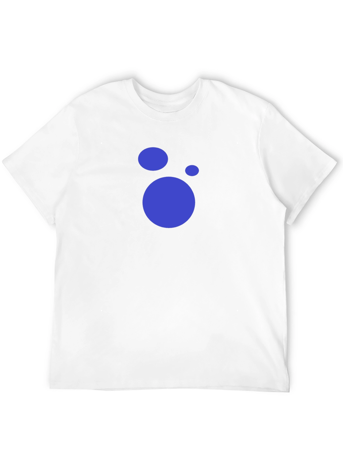 Modern Black T-Shirt with Abstract Circle Design