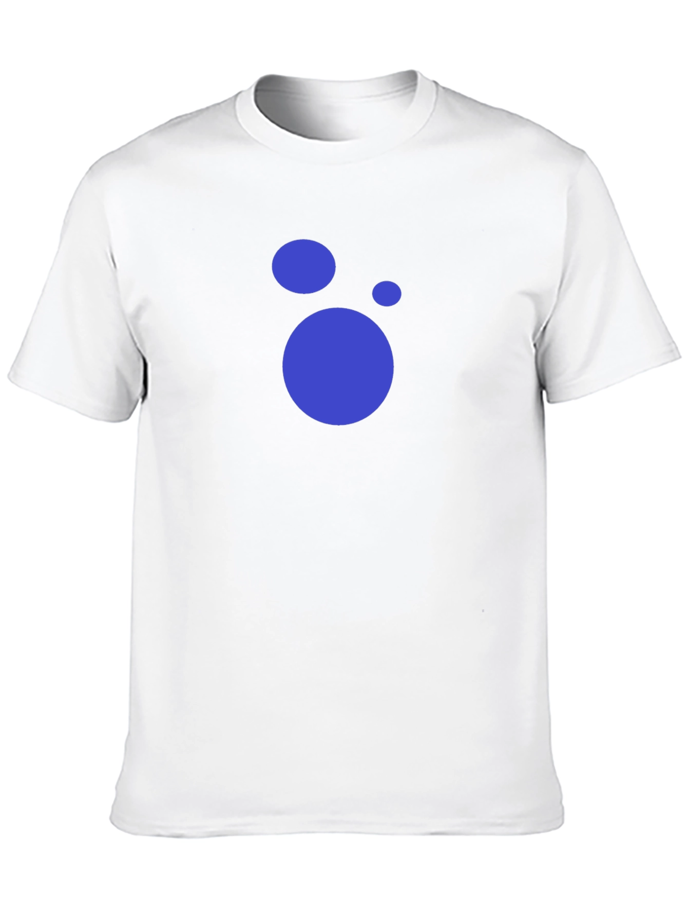 Modern Black T-Shirt with Abstract Circle Design