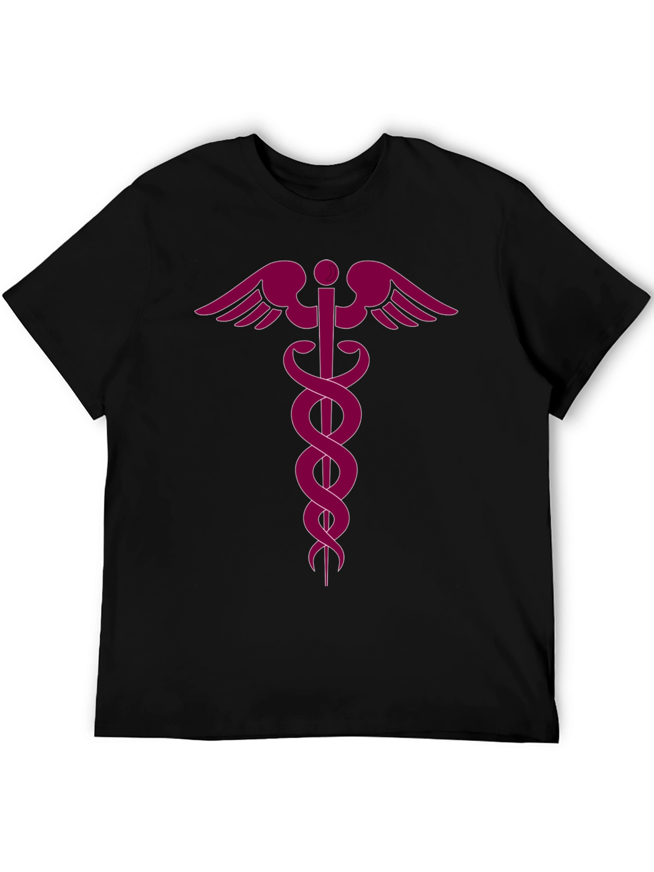Medical Caduceus Black T-Shirt