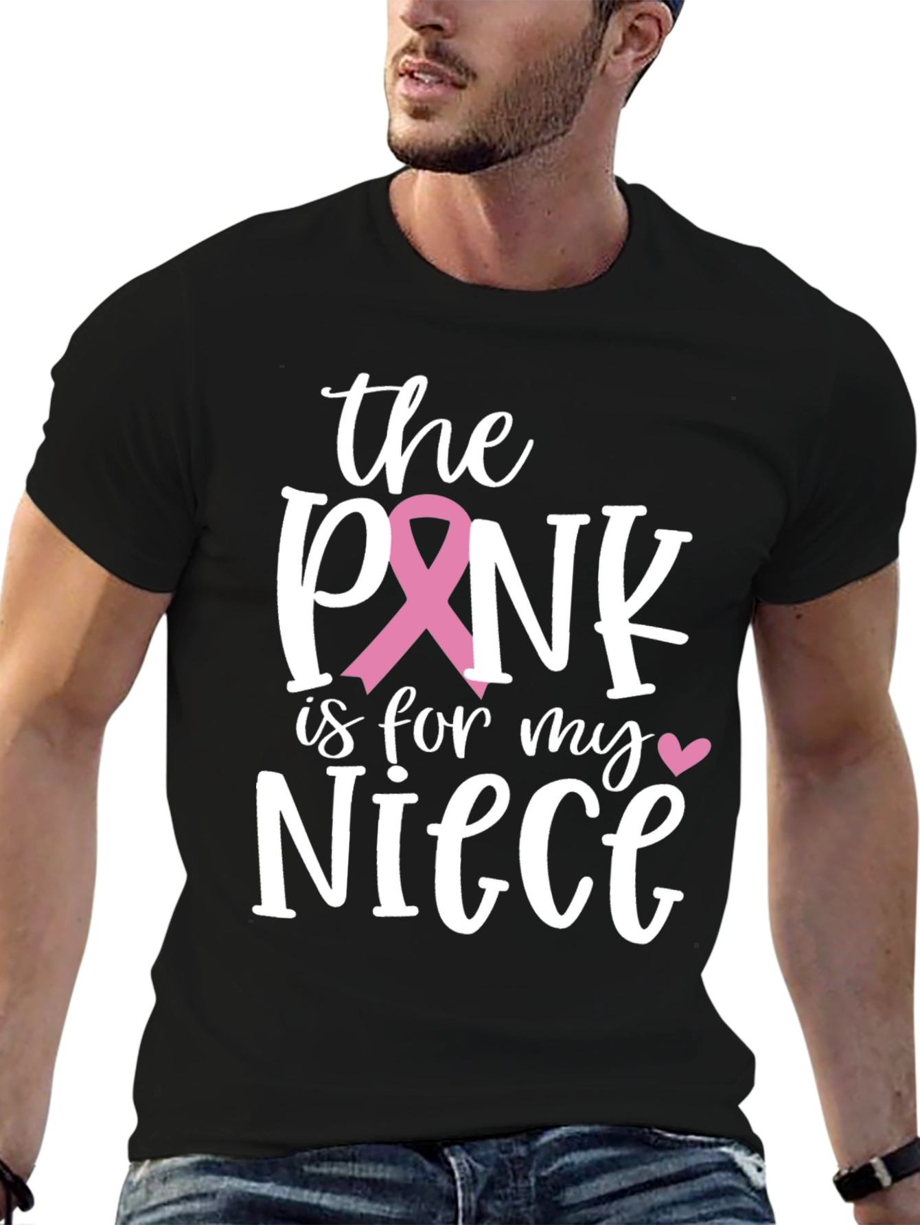 Pink Ribbon Niece Support T-Shirt