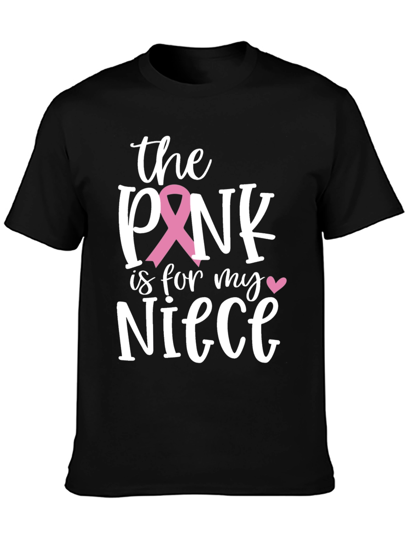 Pink Ribbon Niece Support T-Shirt