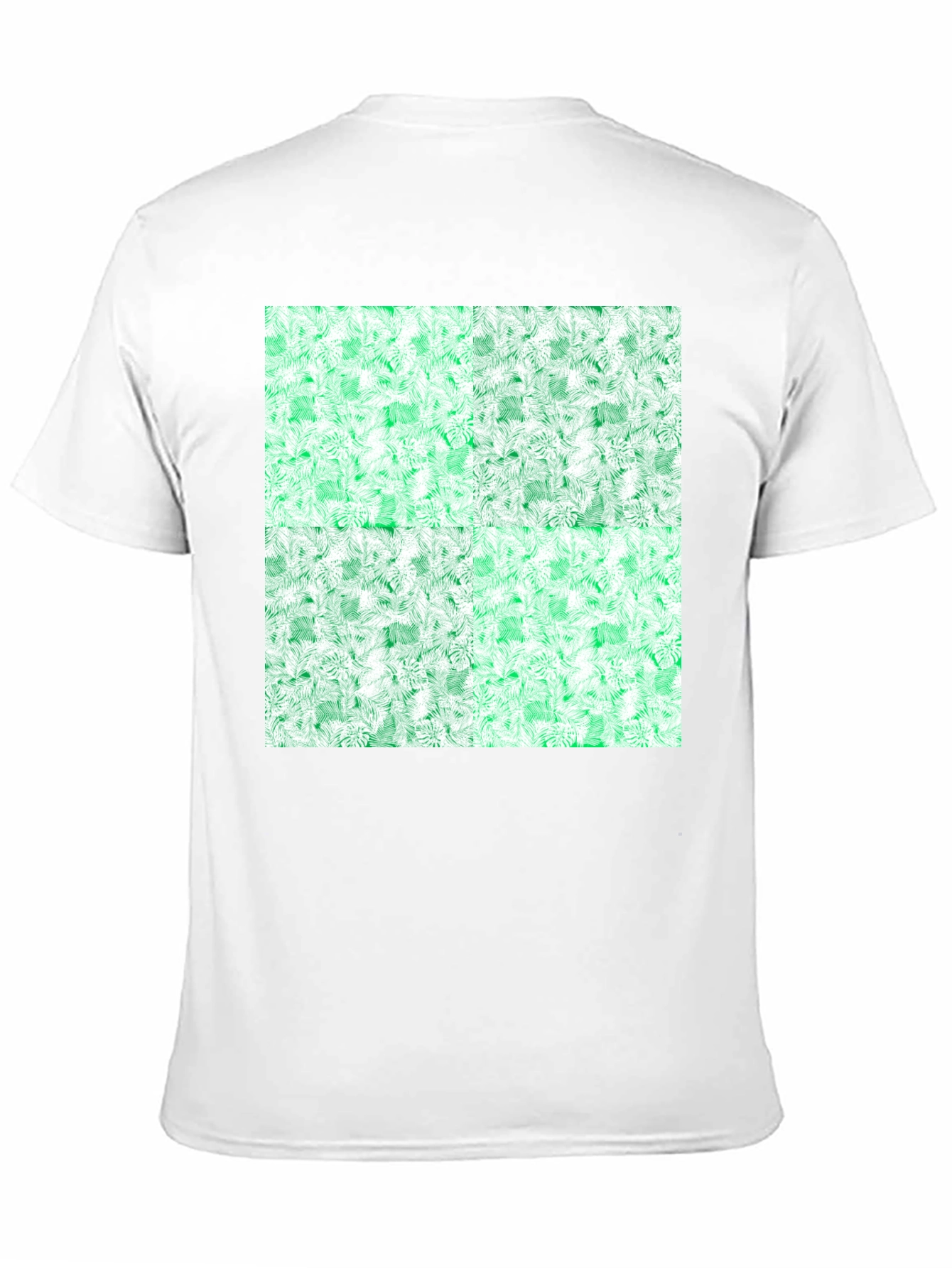Emerald Fractal Pattern T-Shirt