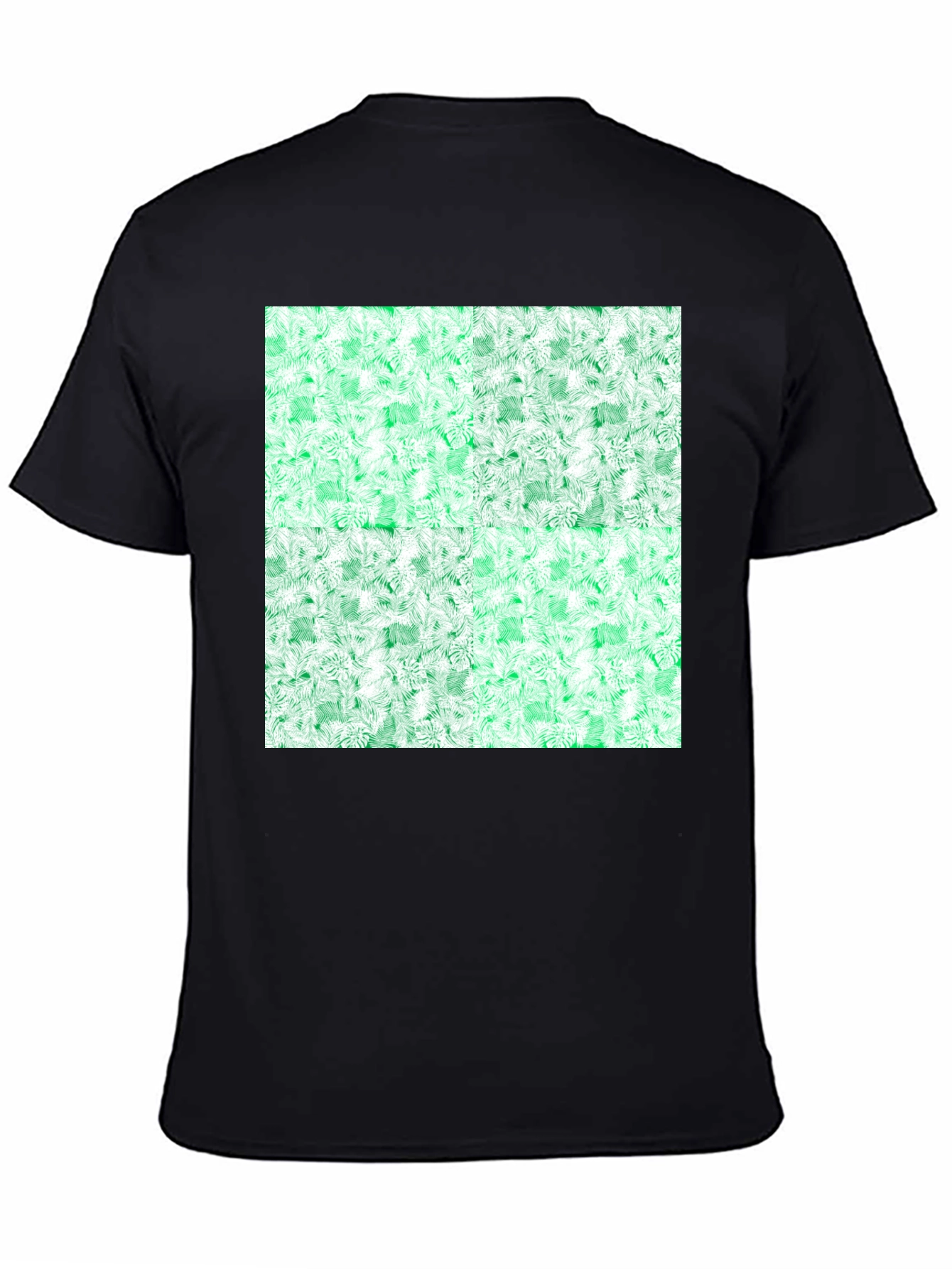 Emerald Fractal Pattern T-Shirt
