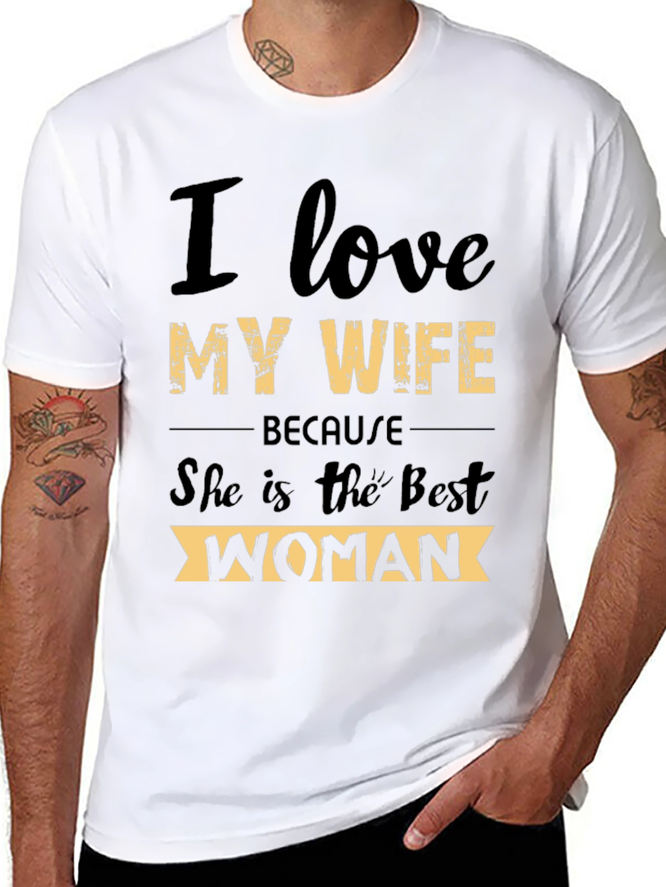 I Love My Wife Graphic Tee