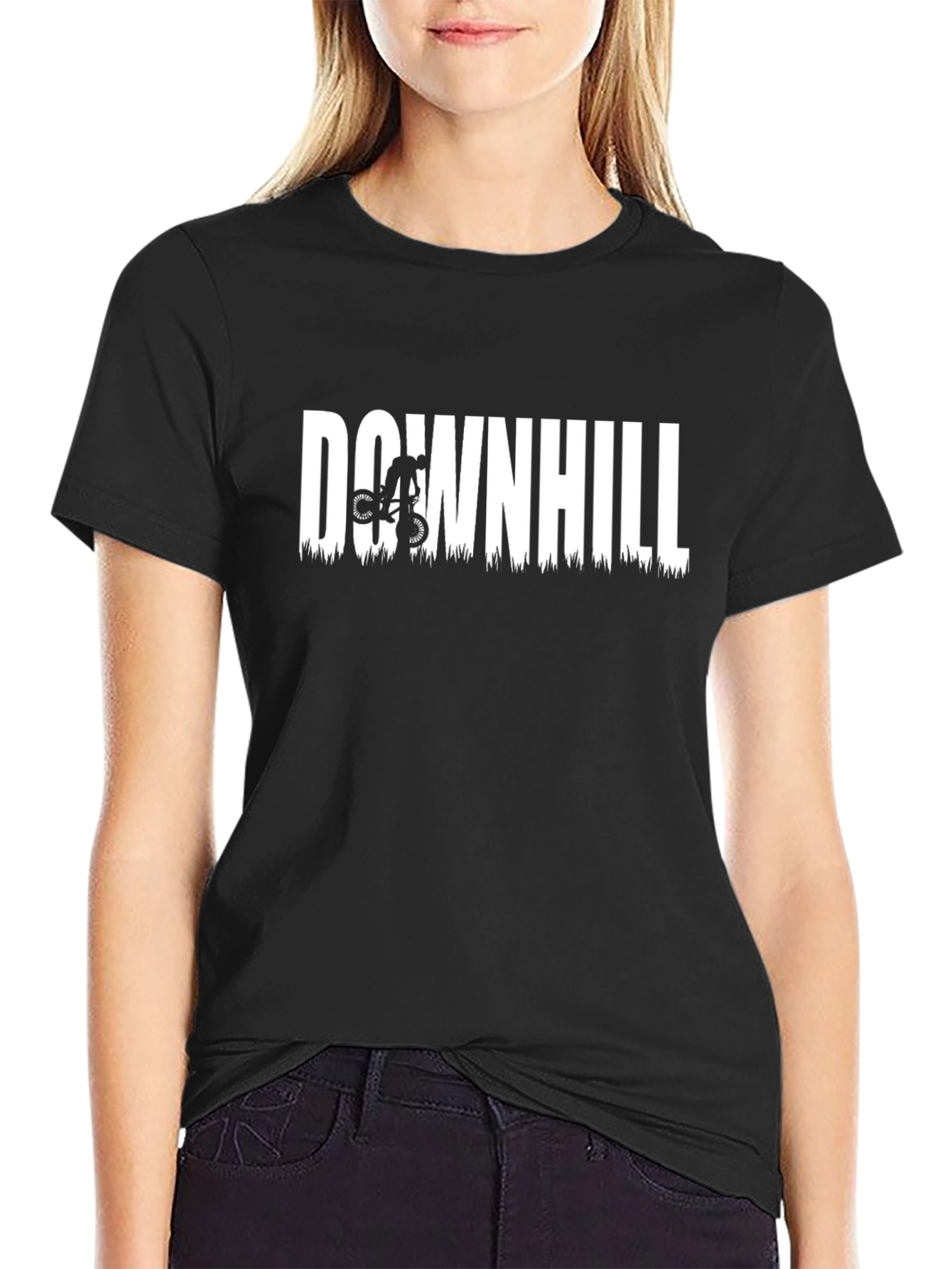Downhill Mountain Biker Graphic Tee