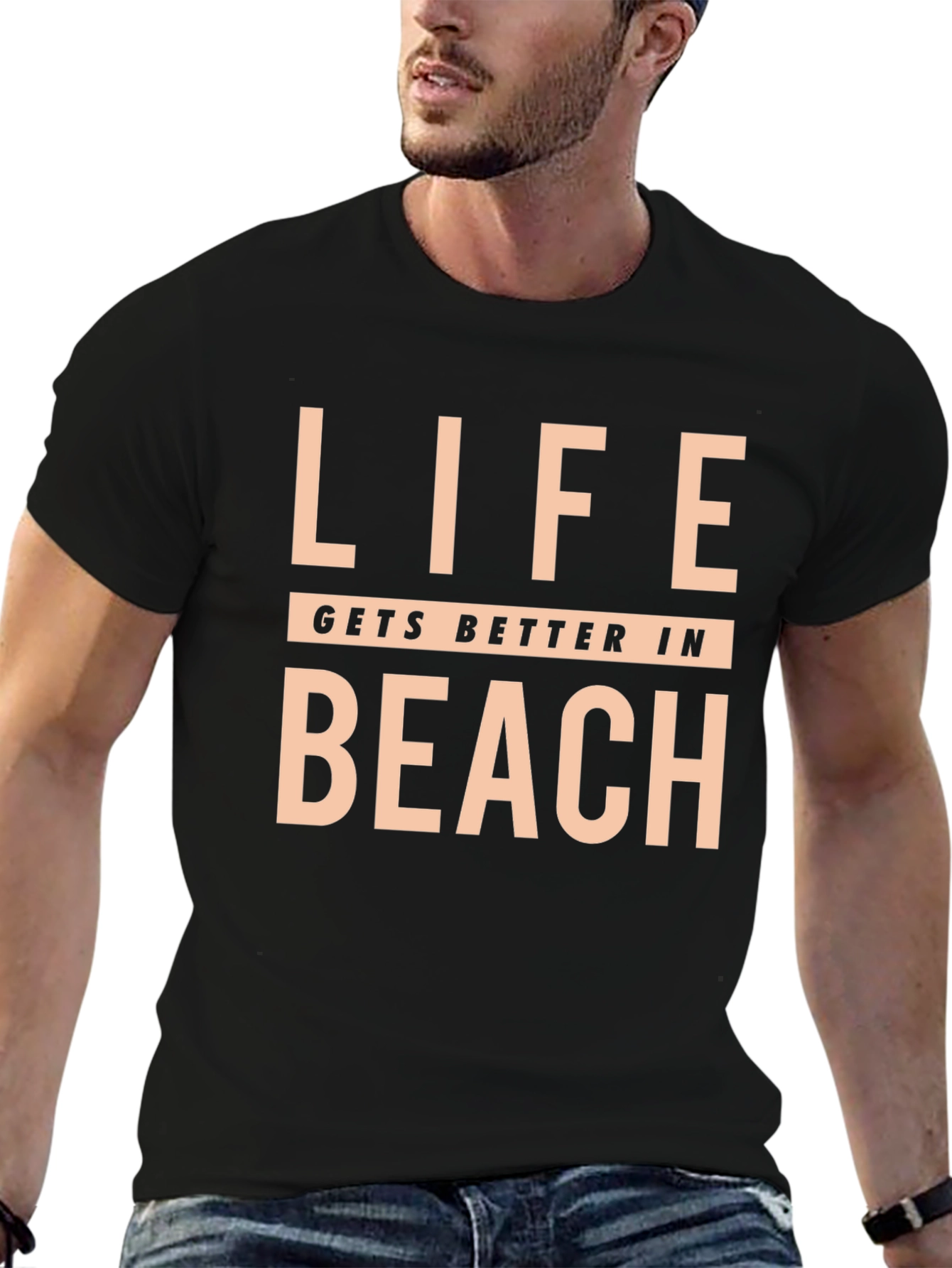 Life Gets Better In Beach Graphic Tee