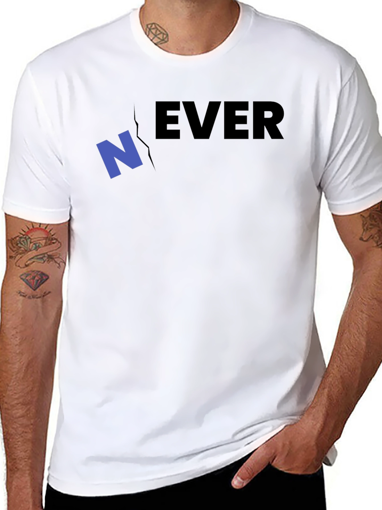 Never Ever T-Shirt - Funny Graphic Tee