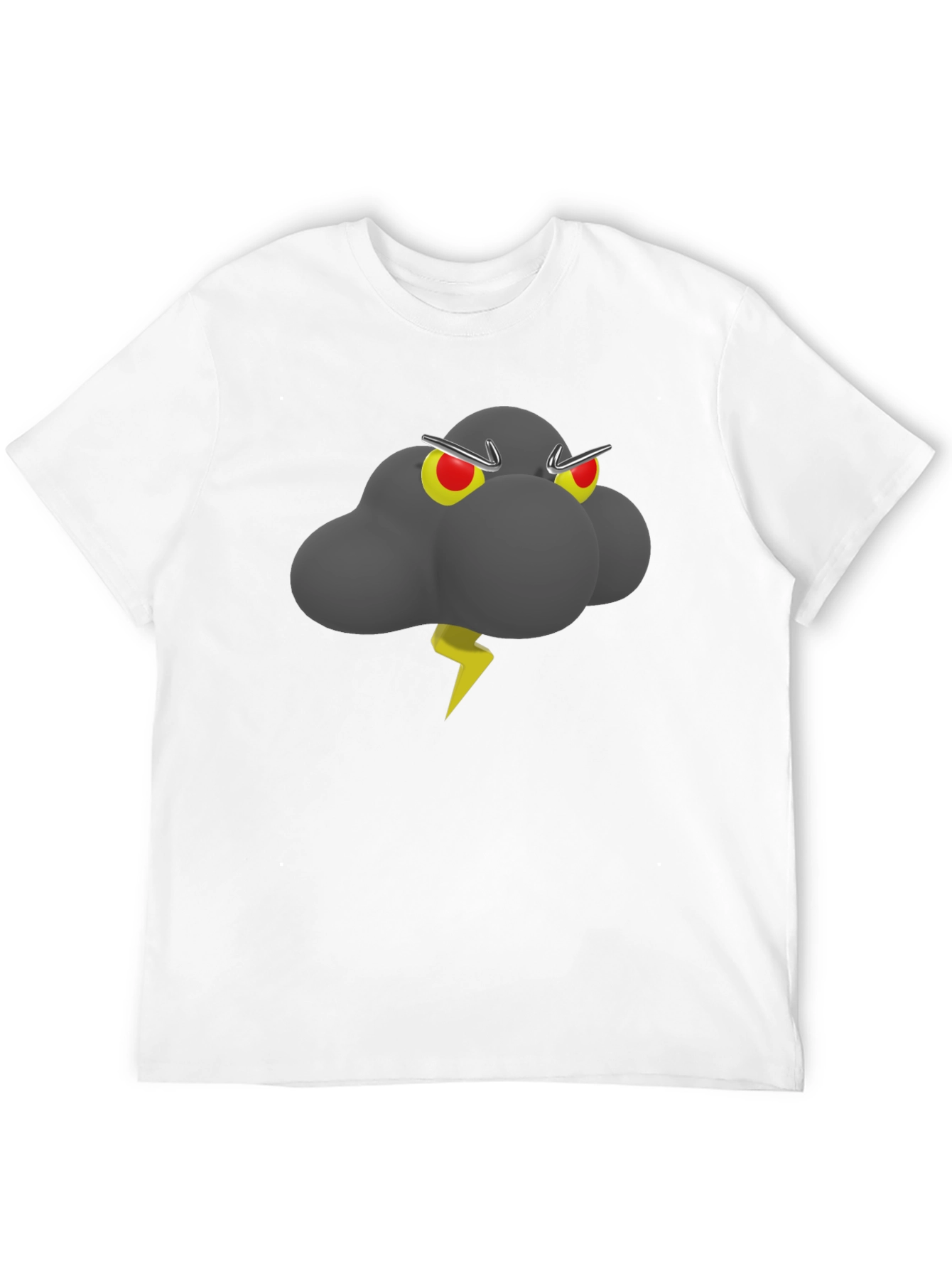 Storm Cloud Graphic Tee - Mens Black T-Shirt