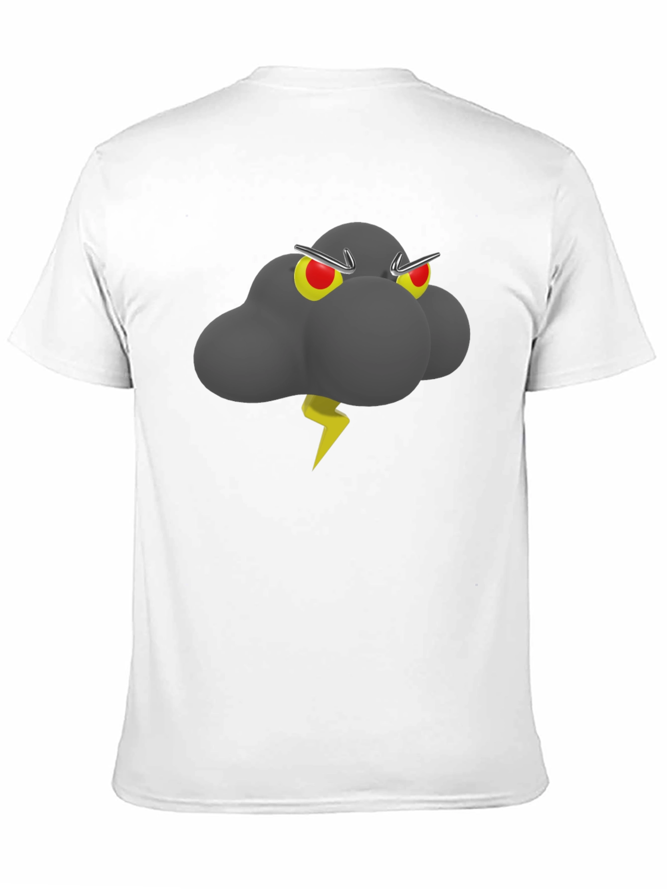 Storm Cloud Graphic Tee - Mens Black T-Shirt