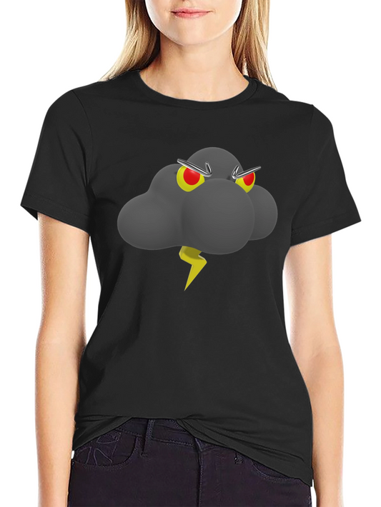 Storm Cloud Graphic Tee - Mens Black T-Shirt