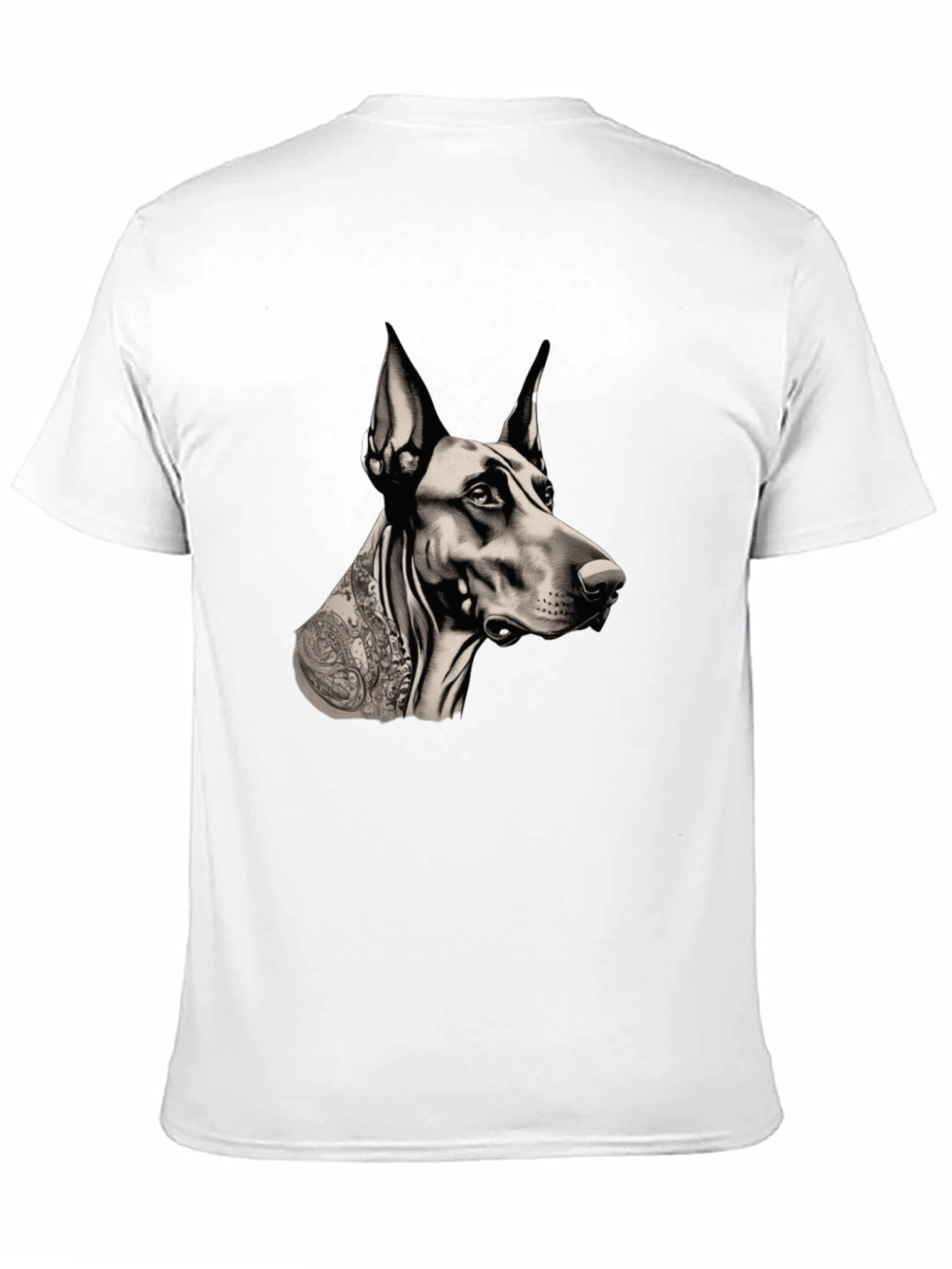 Doberman Dog Portrait Graphic T-Shirt