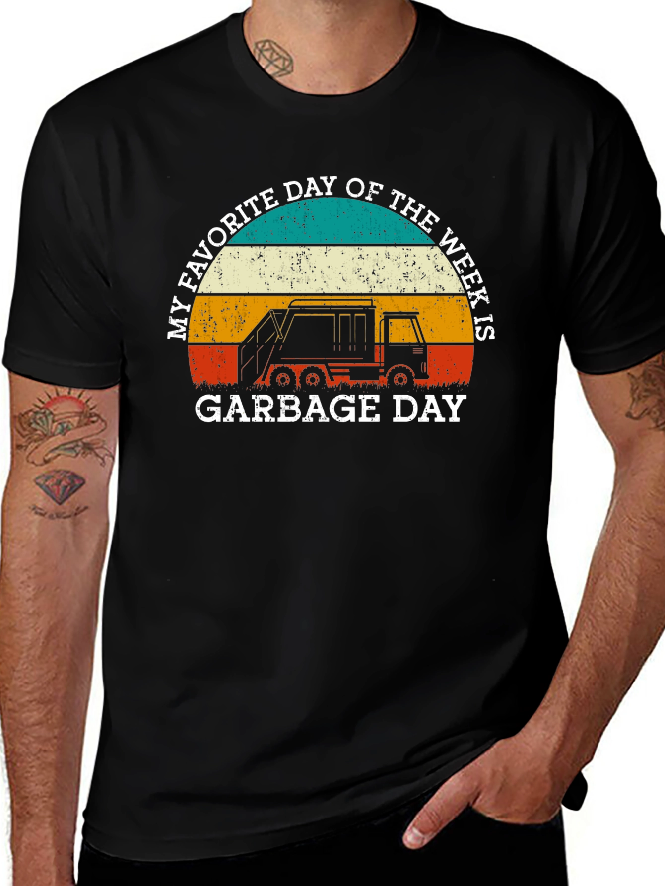 My Favorite Day Garbage Truck T-Shirt