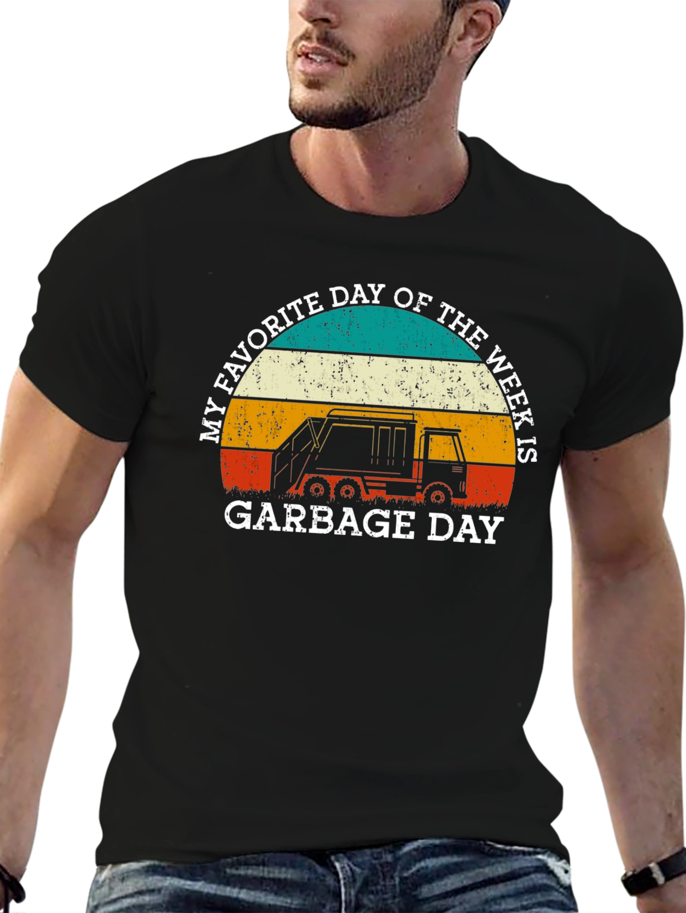 My Favorite Day Garbage Truck T-Shirt