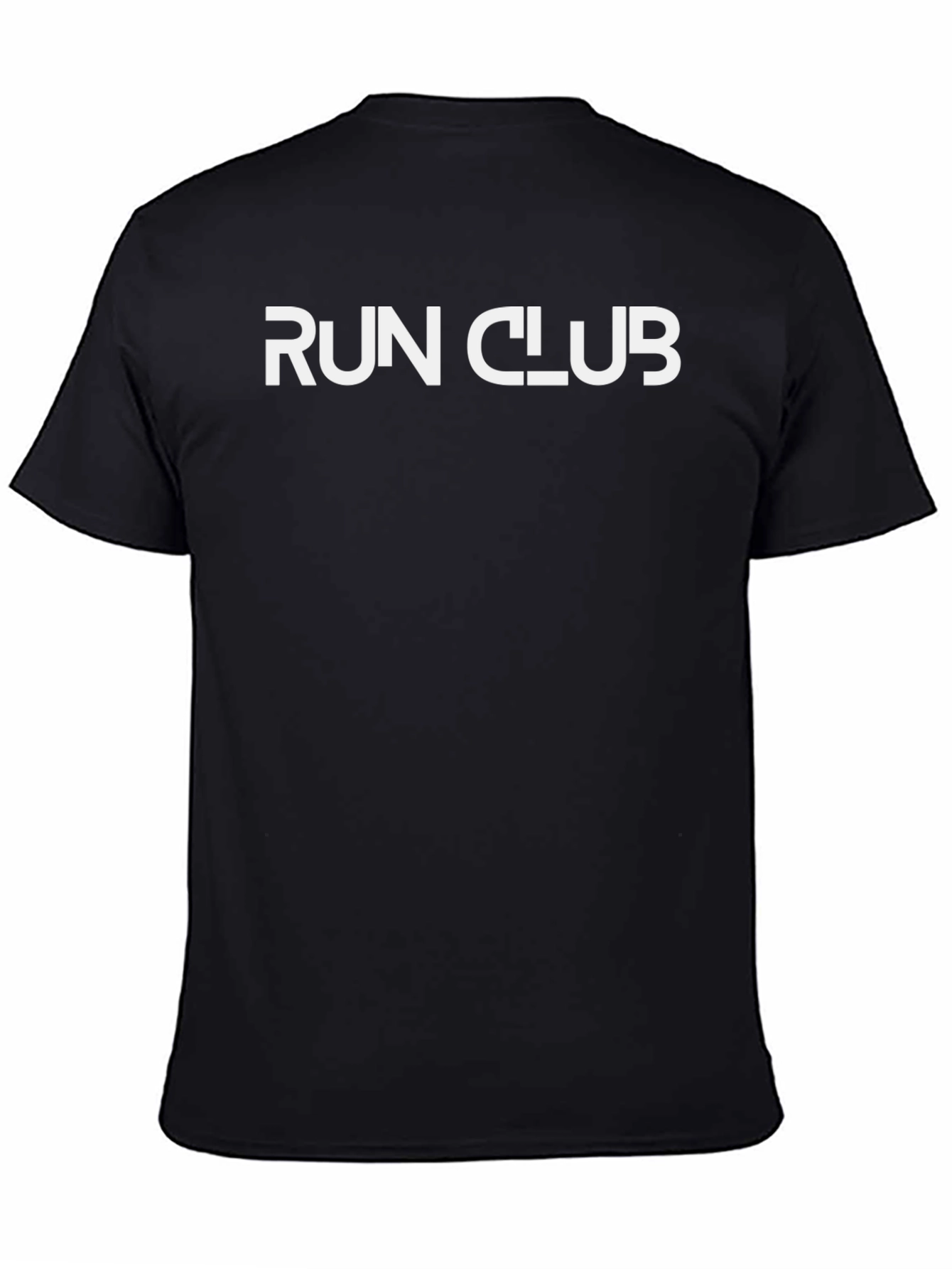 Run Club T-Shirt - Black Cotton Tee