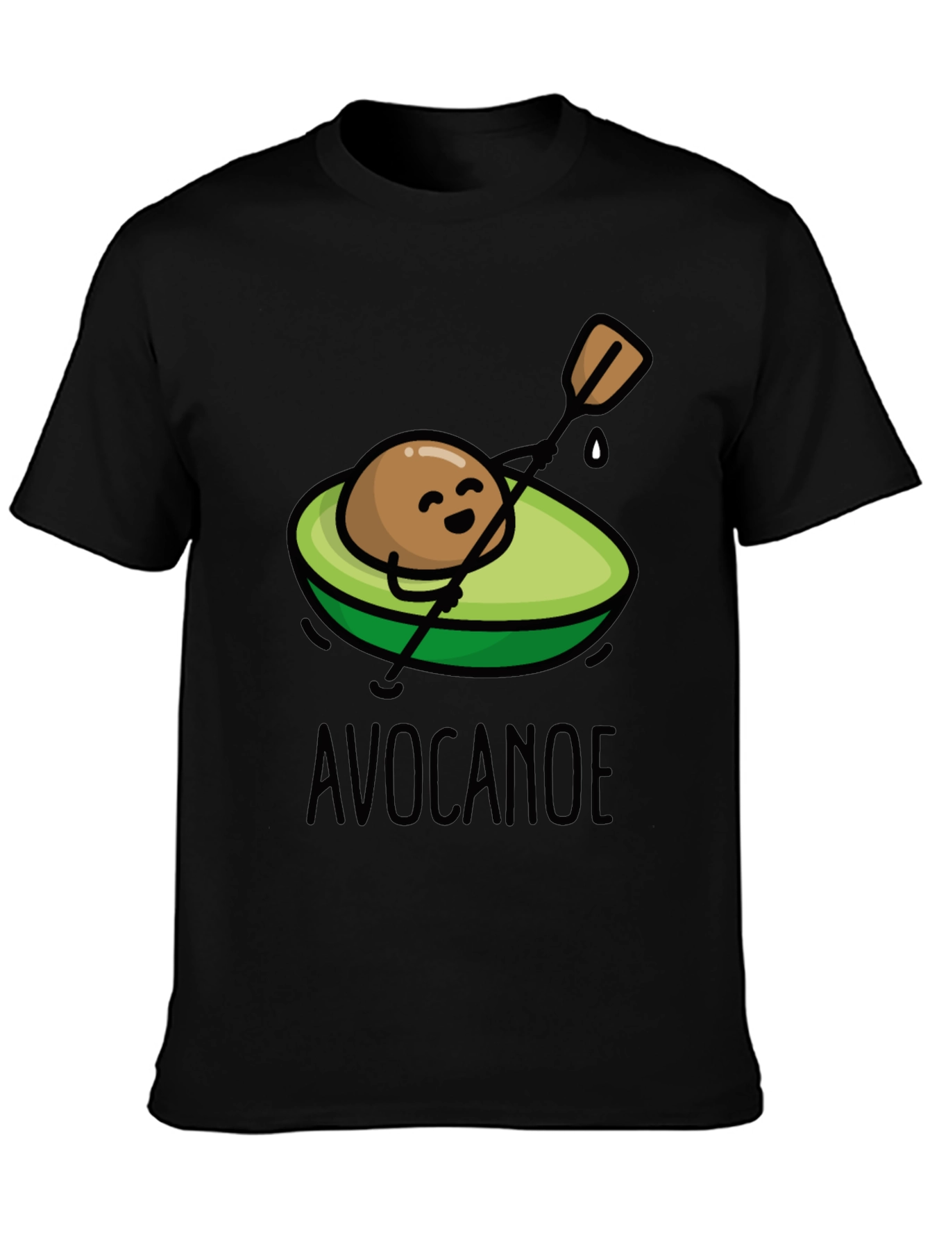 Avocanoe T-Shirt - Humorous Avocado Canoeing Tee