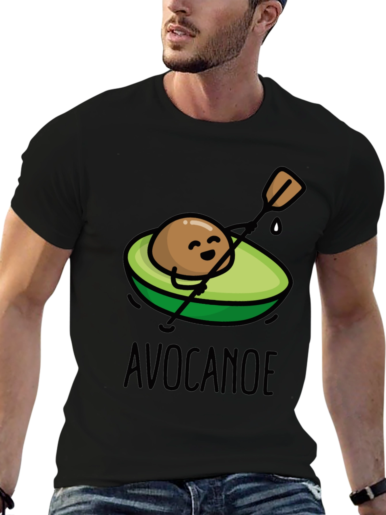 Avocanoe T-Shirt - Humorous Avocado Canoeing Tee