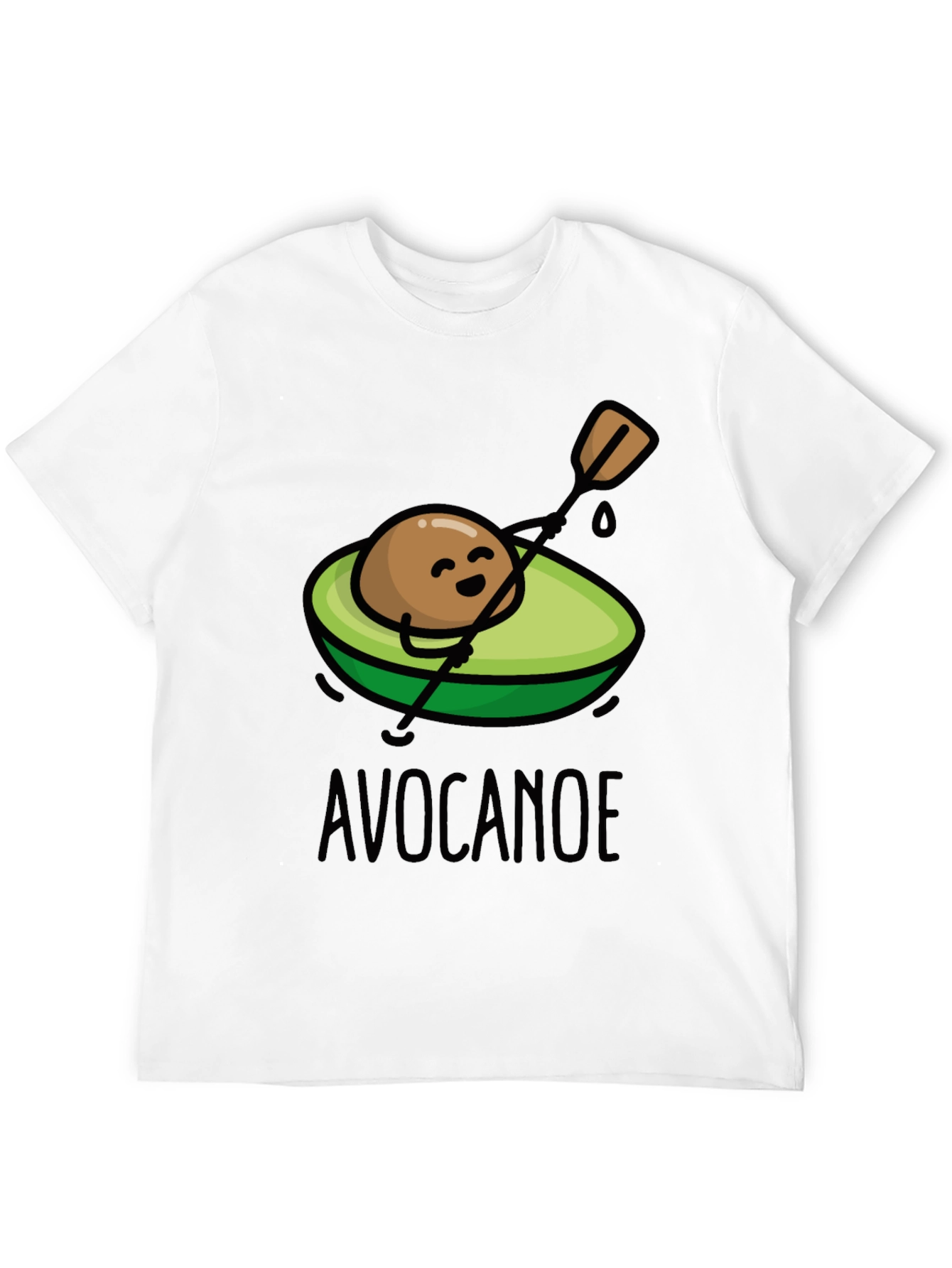 Avocanoe T-Shirt - Humorous Avocado Canoeing Tee