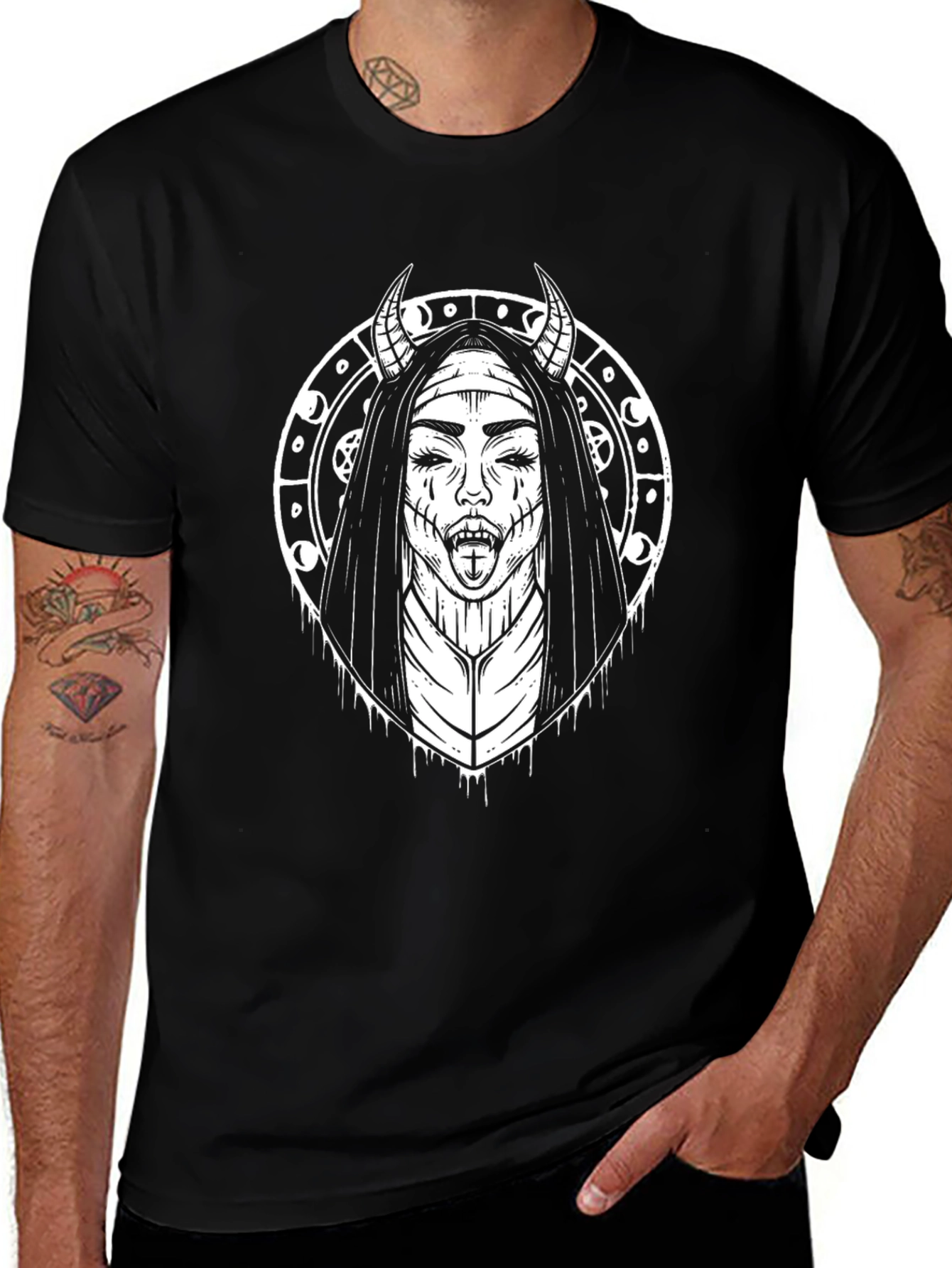 Occult Nun T-Shirt - Graphic Tee