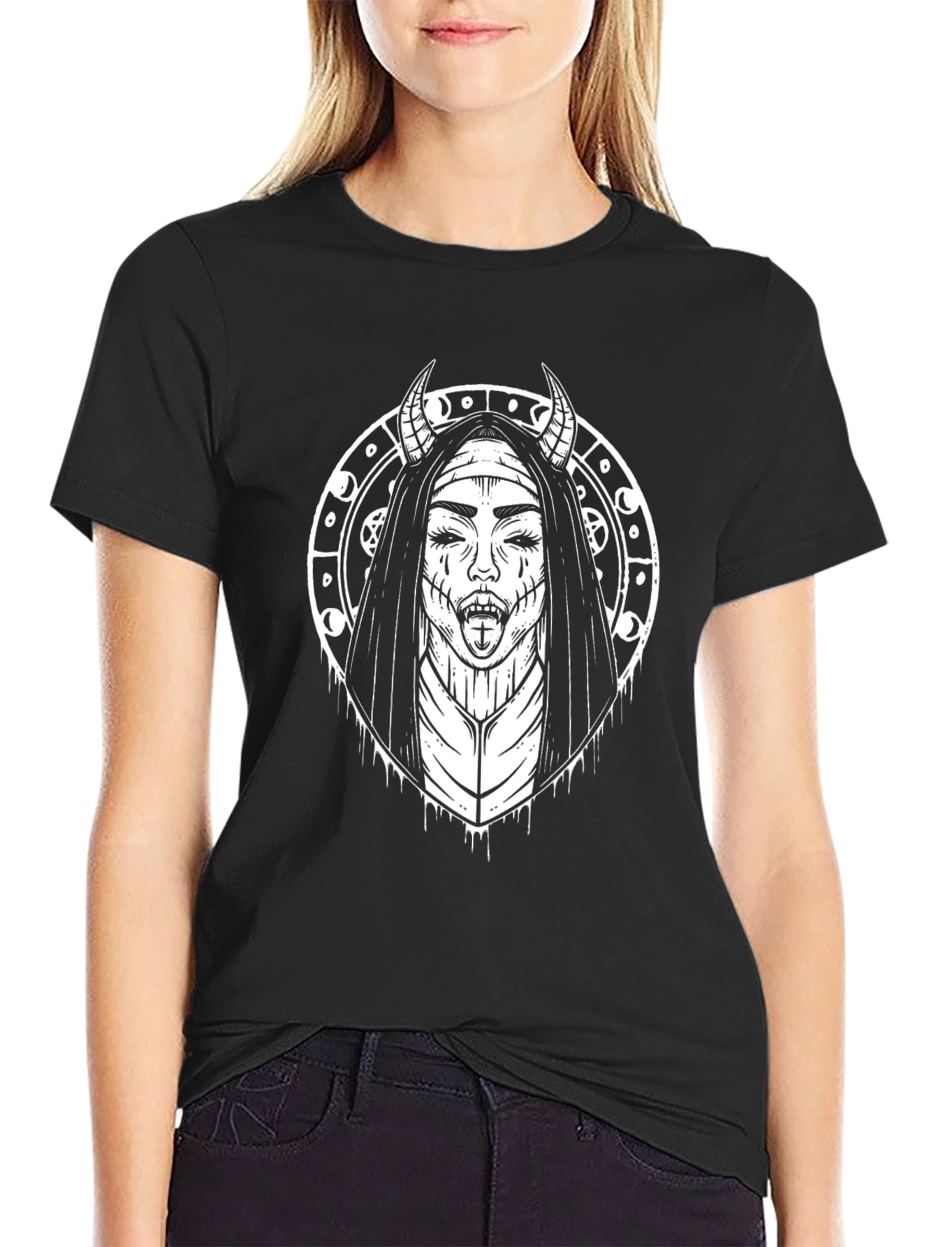 Occult Nun T-Shirt - Graphic Tee
