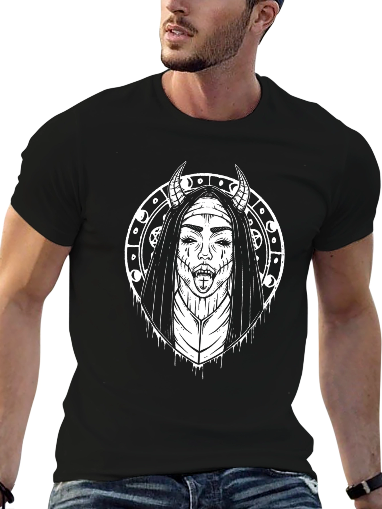 Occult Nun T-Shirt - Graphic Tee