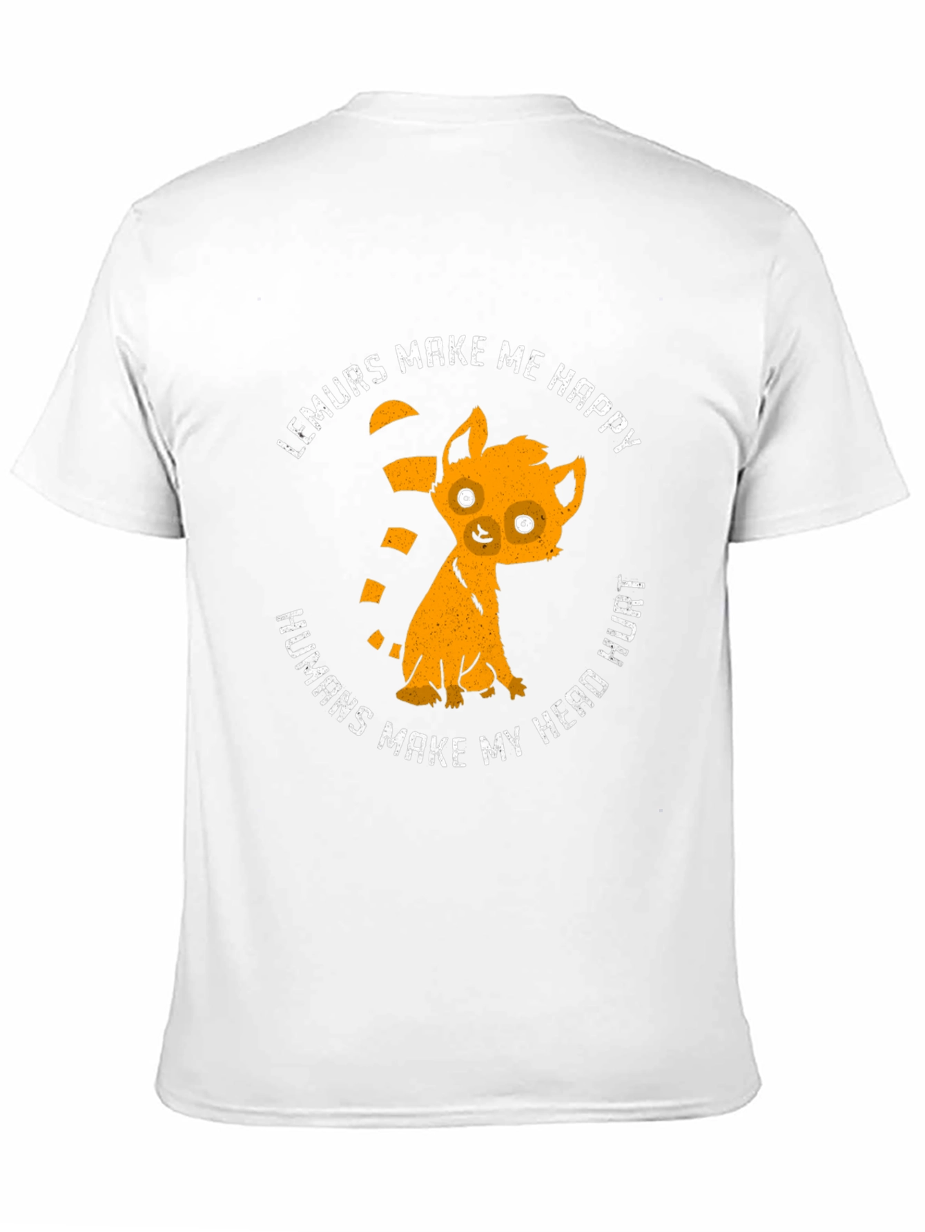Lemurs Make Me Happy Graphic T-Shirt