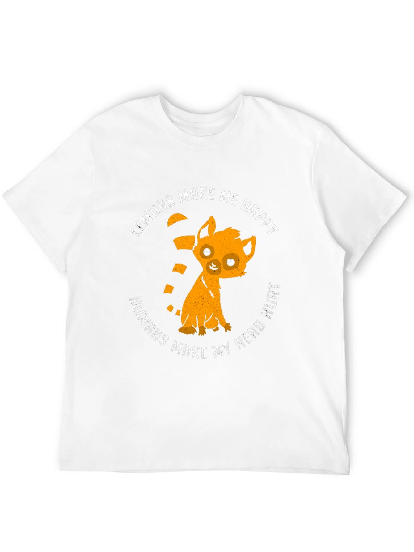 Lemurs Make Me Happy Graphic T-Shirt
