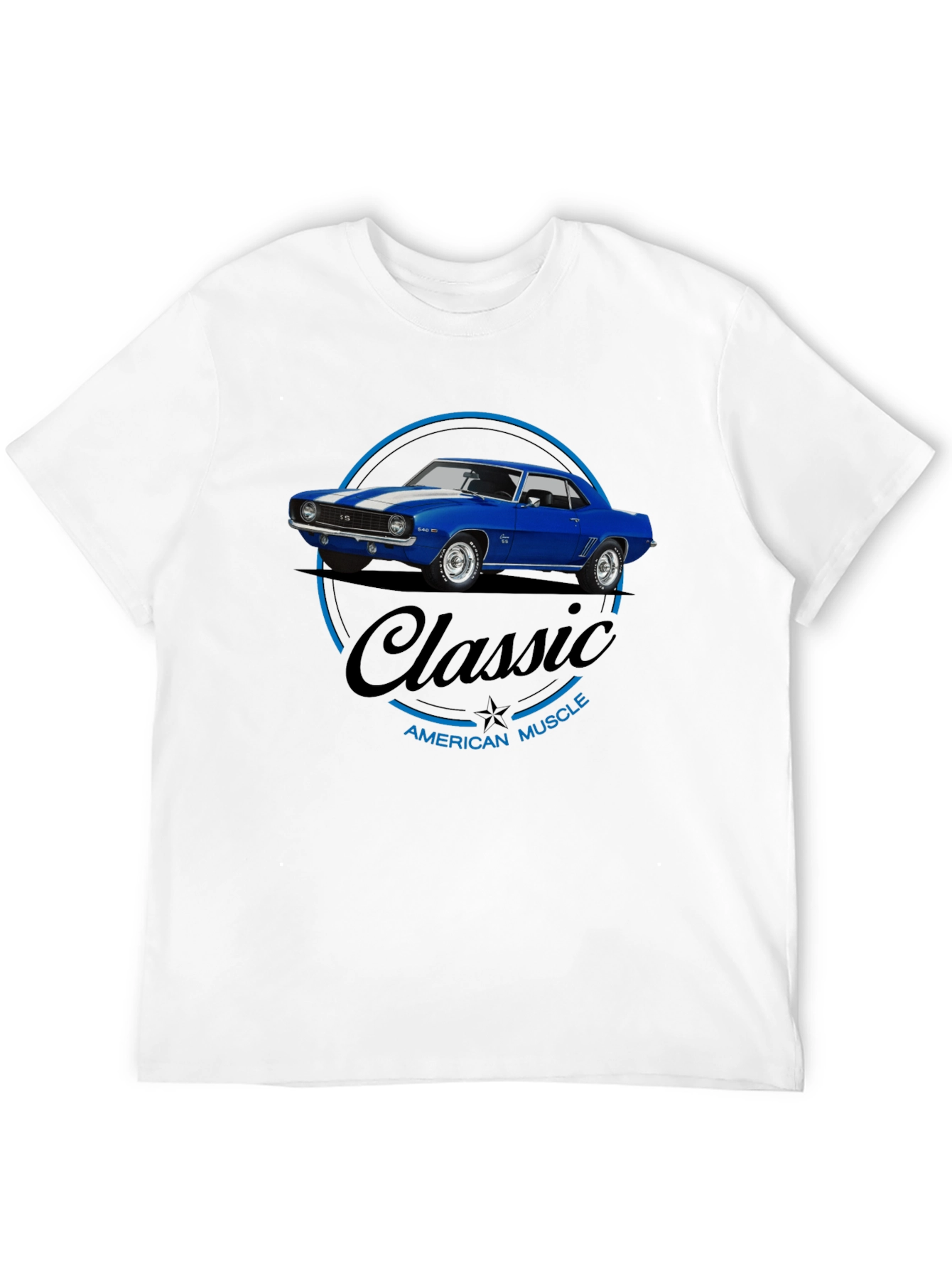 Classic American Muscle Car Graphic T-Shirt