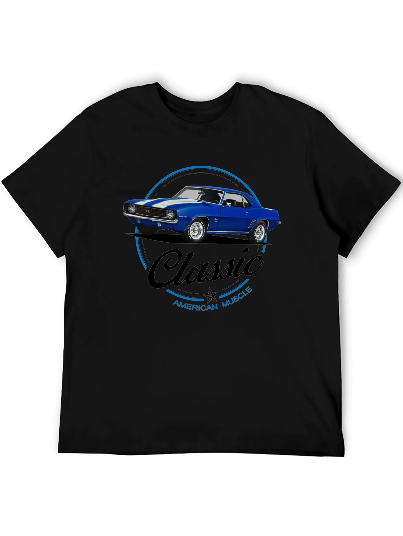 Classic American Muscle Car Graphic T-Shirt