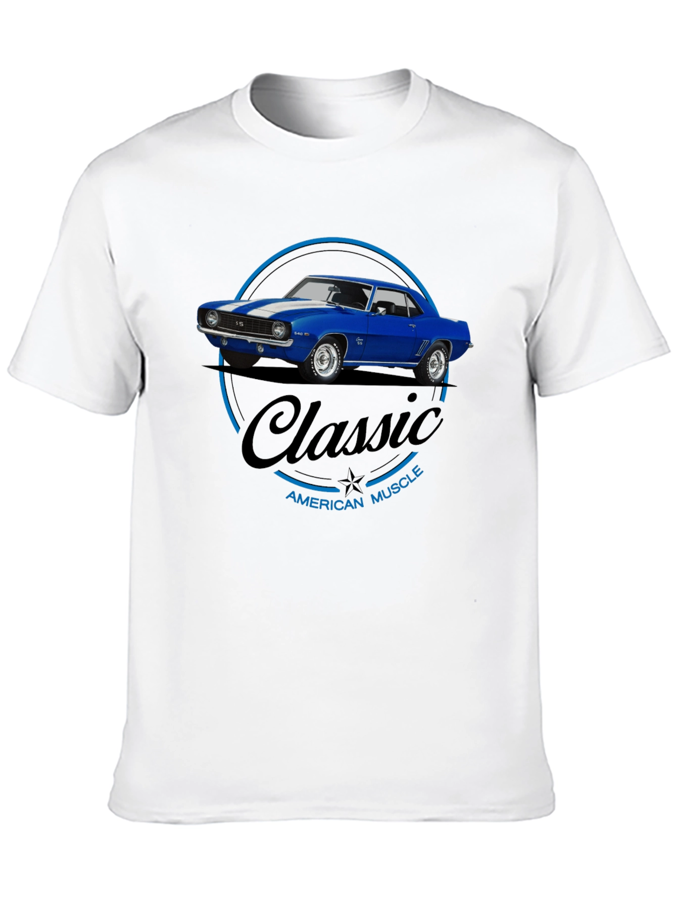 Classic American Muscle Car Graphic T-Shirt