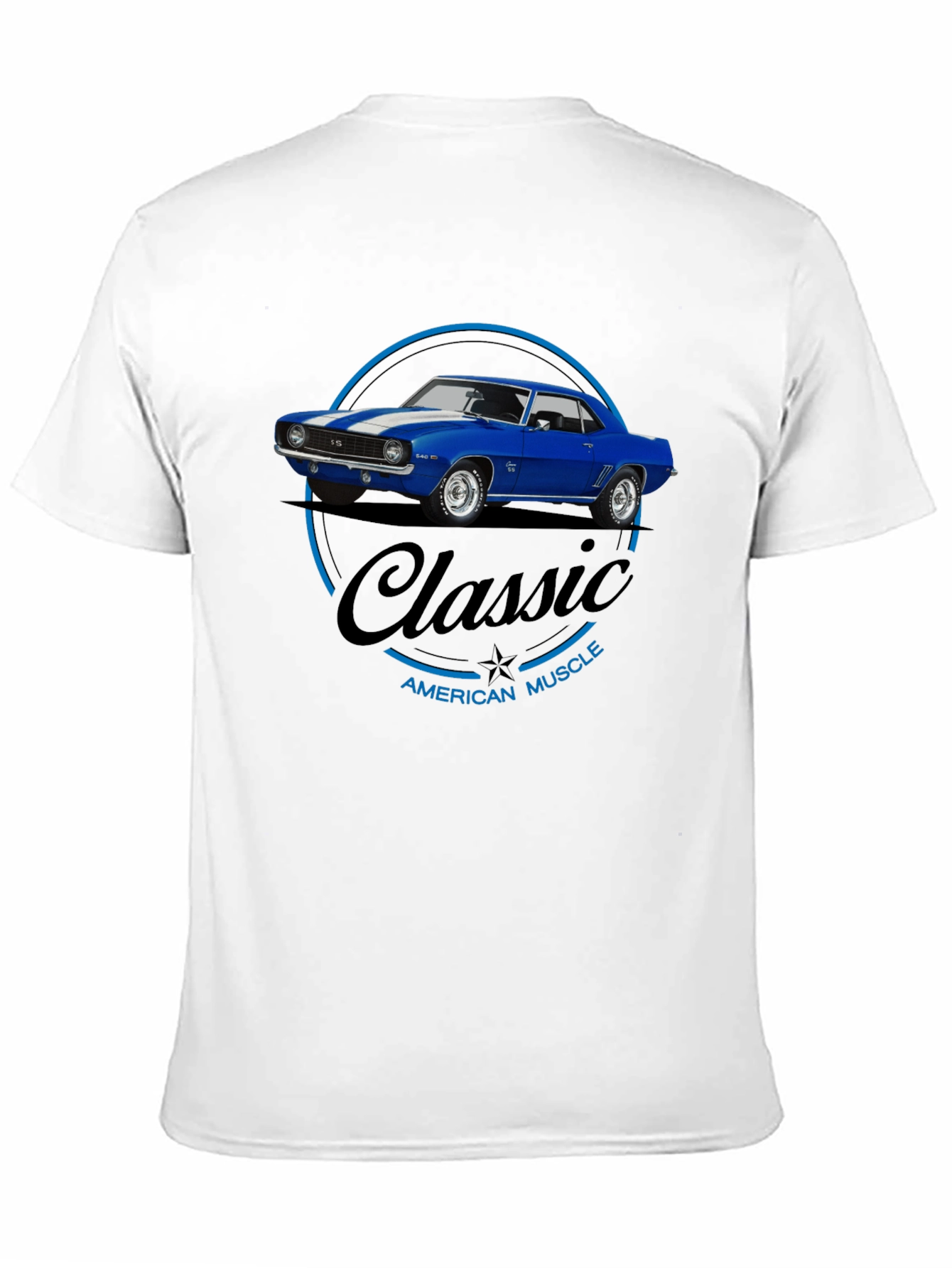 Classic American Muscle Car Graphic T-Shirt