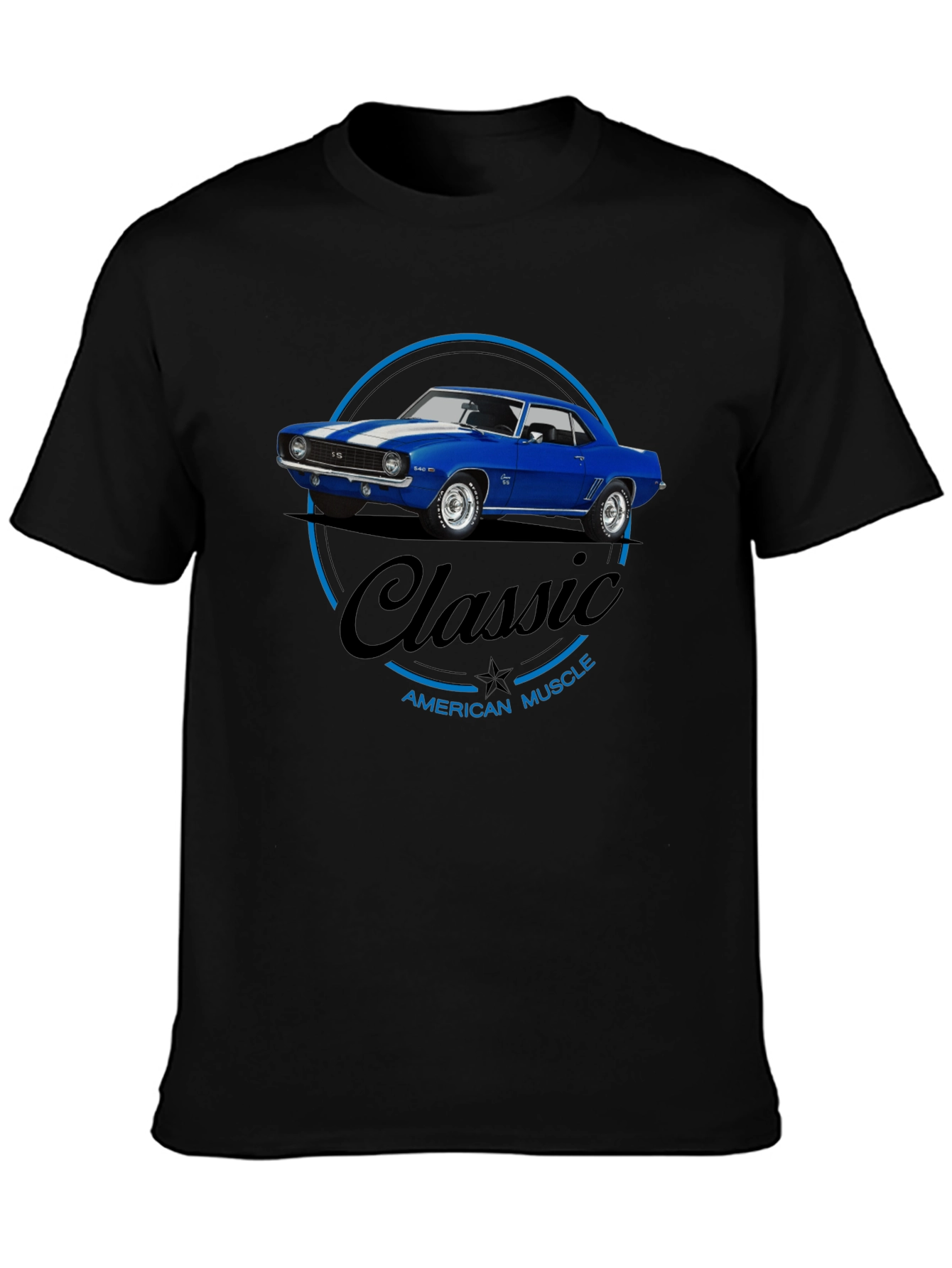 Classic American Muscle Car Graphic T-Shirt