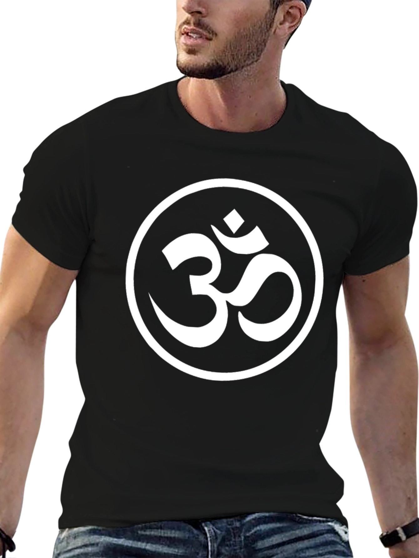 Om Symbol Graphic Tee - Spiritual Style