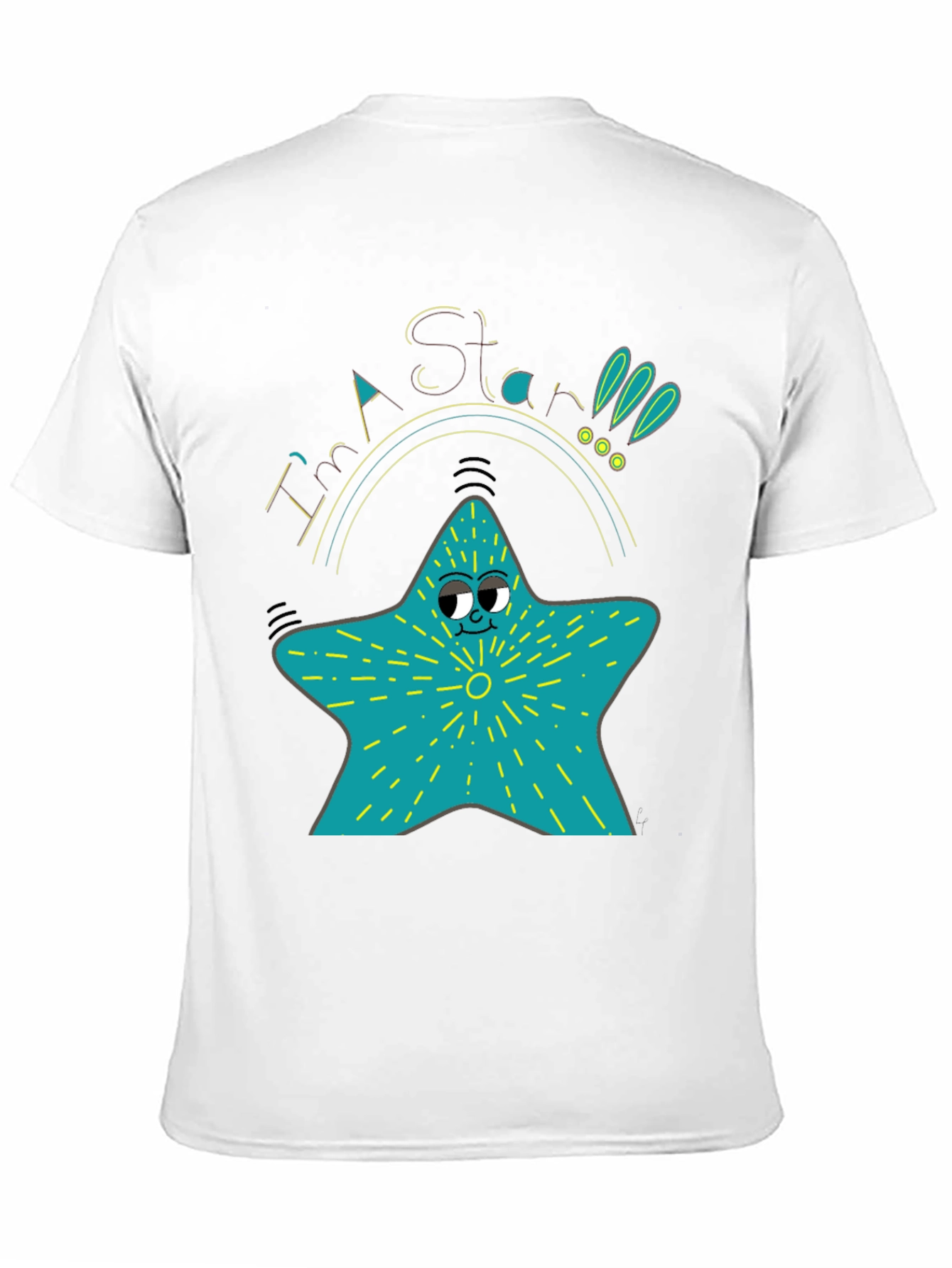 Cartoon Star T-Shirt - Quirky Graphic Tee
