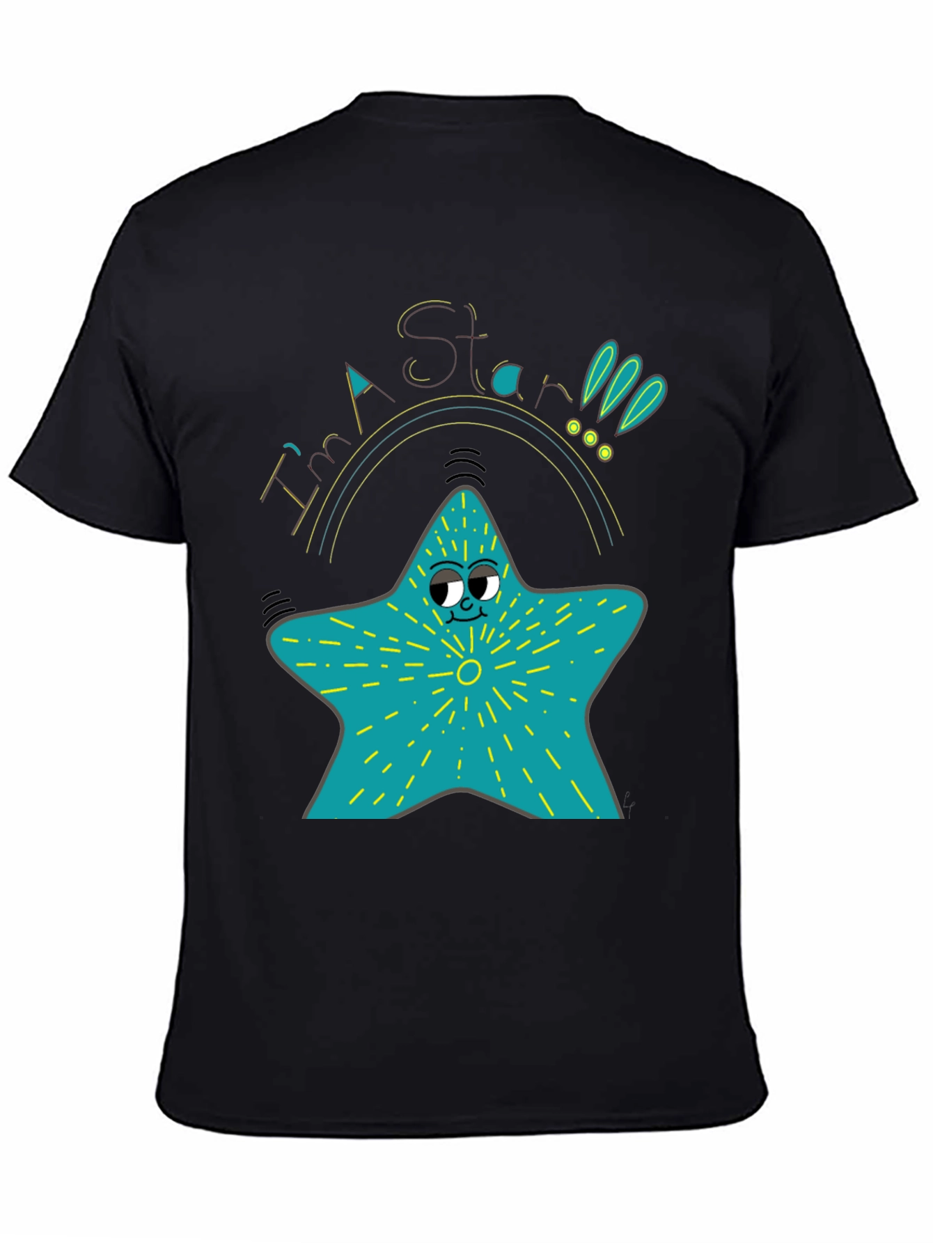 Cartoon Star T-Shirt - Quirky Graphic Tee